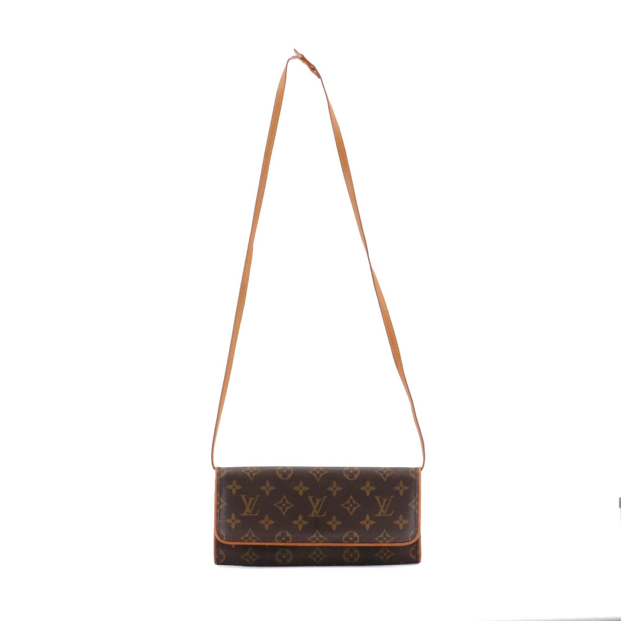 Louis Vuitton LOUIS VUITTON - Louis Vuitton Pochette Twin shoulder bag in monogram canvas Size ONE SIZE - 4 Thumbnail