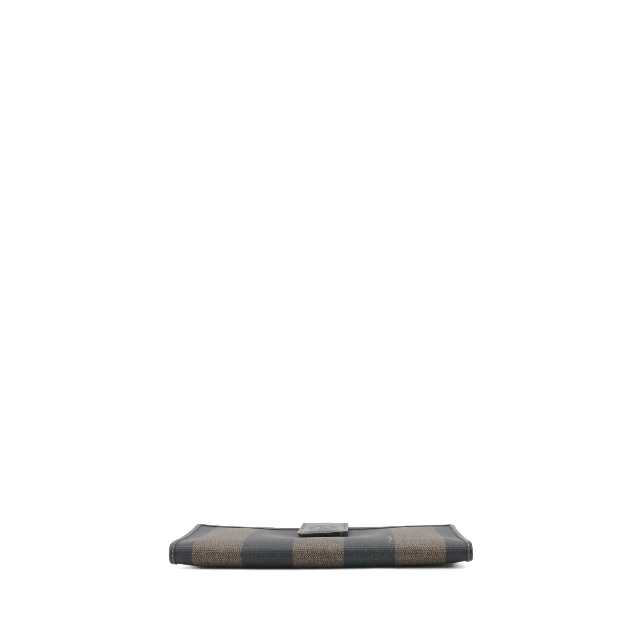 Fendi FENDI - Fendi wallet in striped leather and canvas Size ONE SIZE - 3 Thumbnail