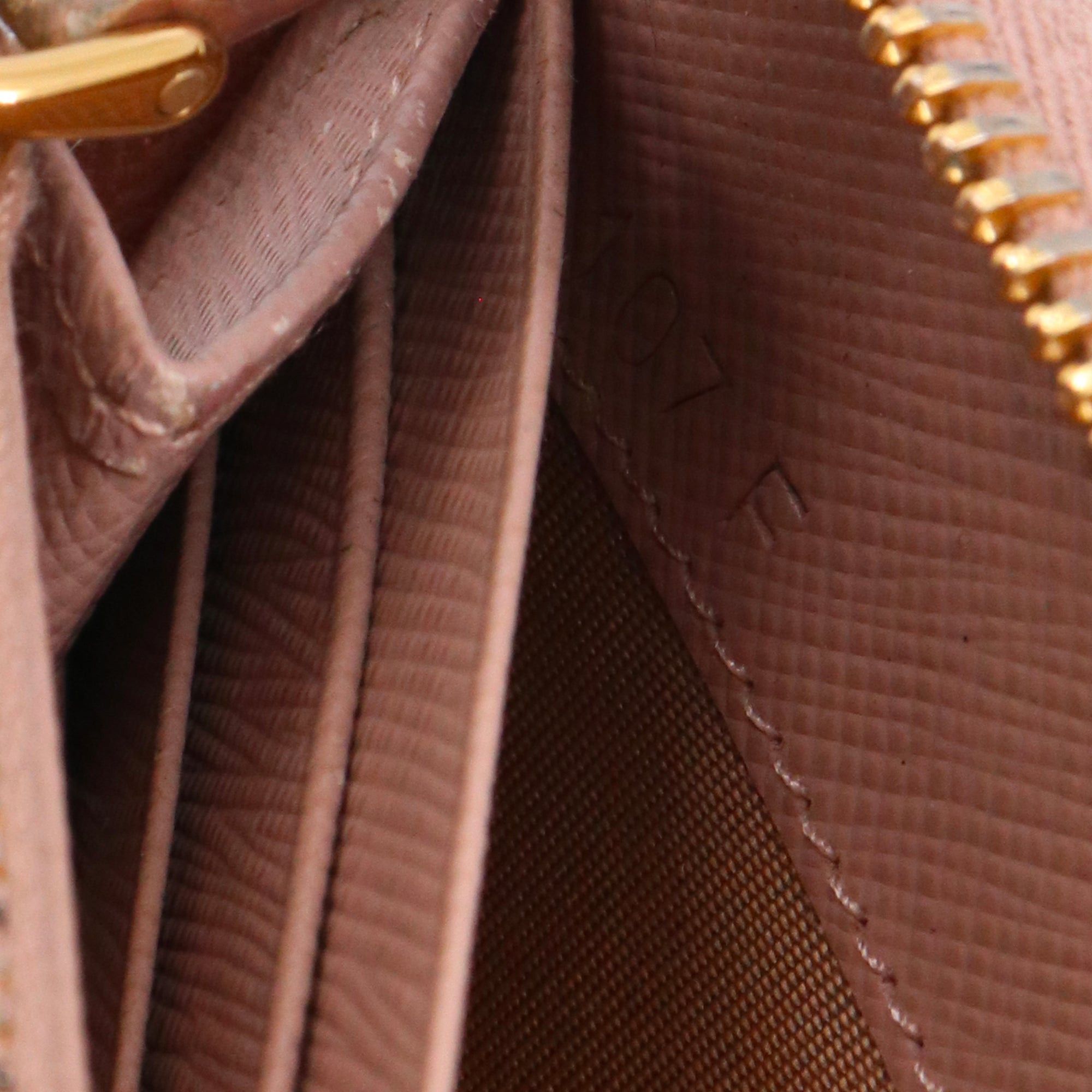 Prada PRADA - Large Prada wallet in pale pink leather Size ONE SIZE - 9 Thumbnail