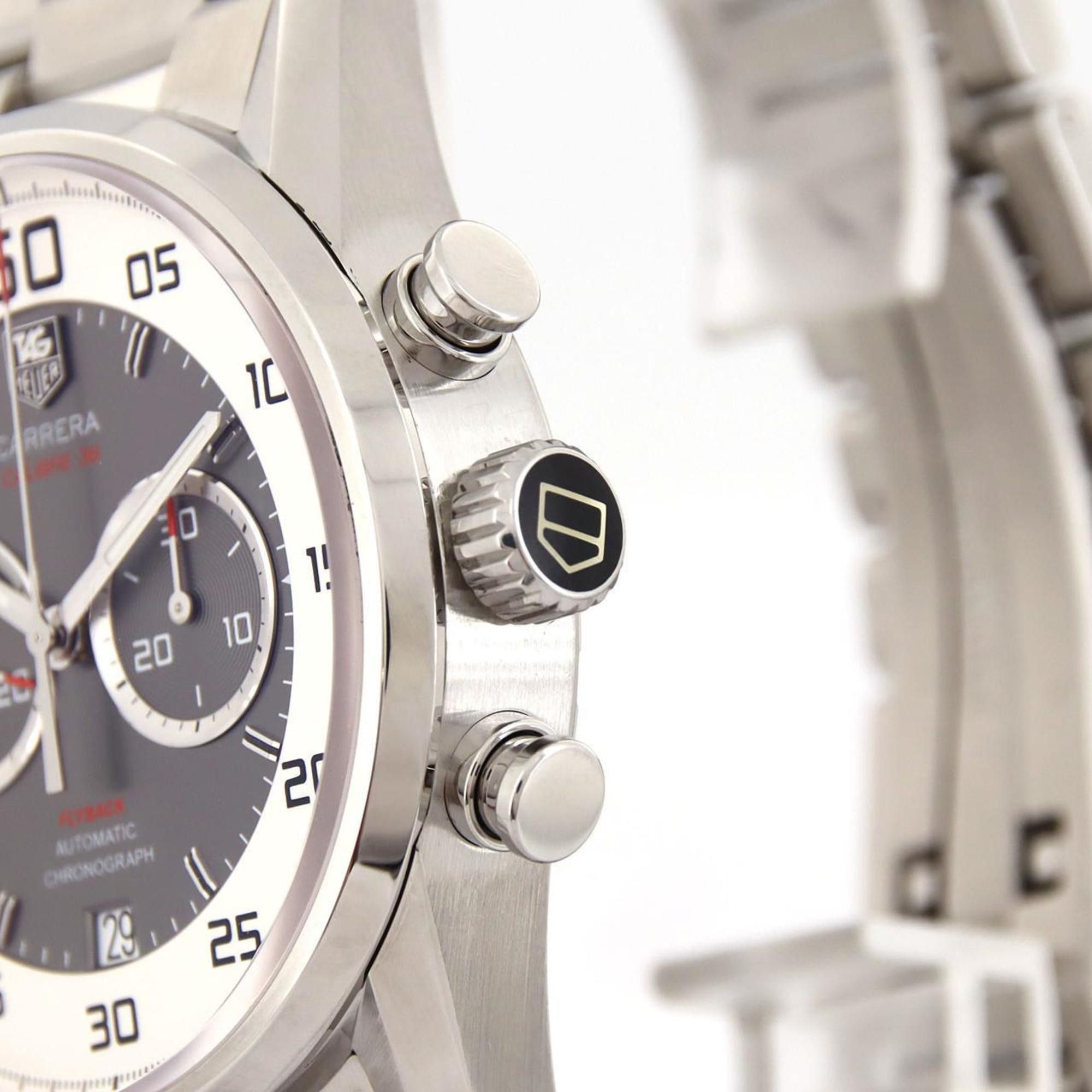 Tag Heuer TAG Heuer Carrera Flyback Chronograph Calibre 36 CAR2B11.BA0799 SS Automatic Watch Size ONE SIZE - 4 Thumbnail