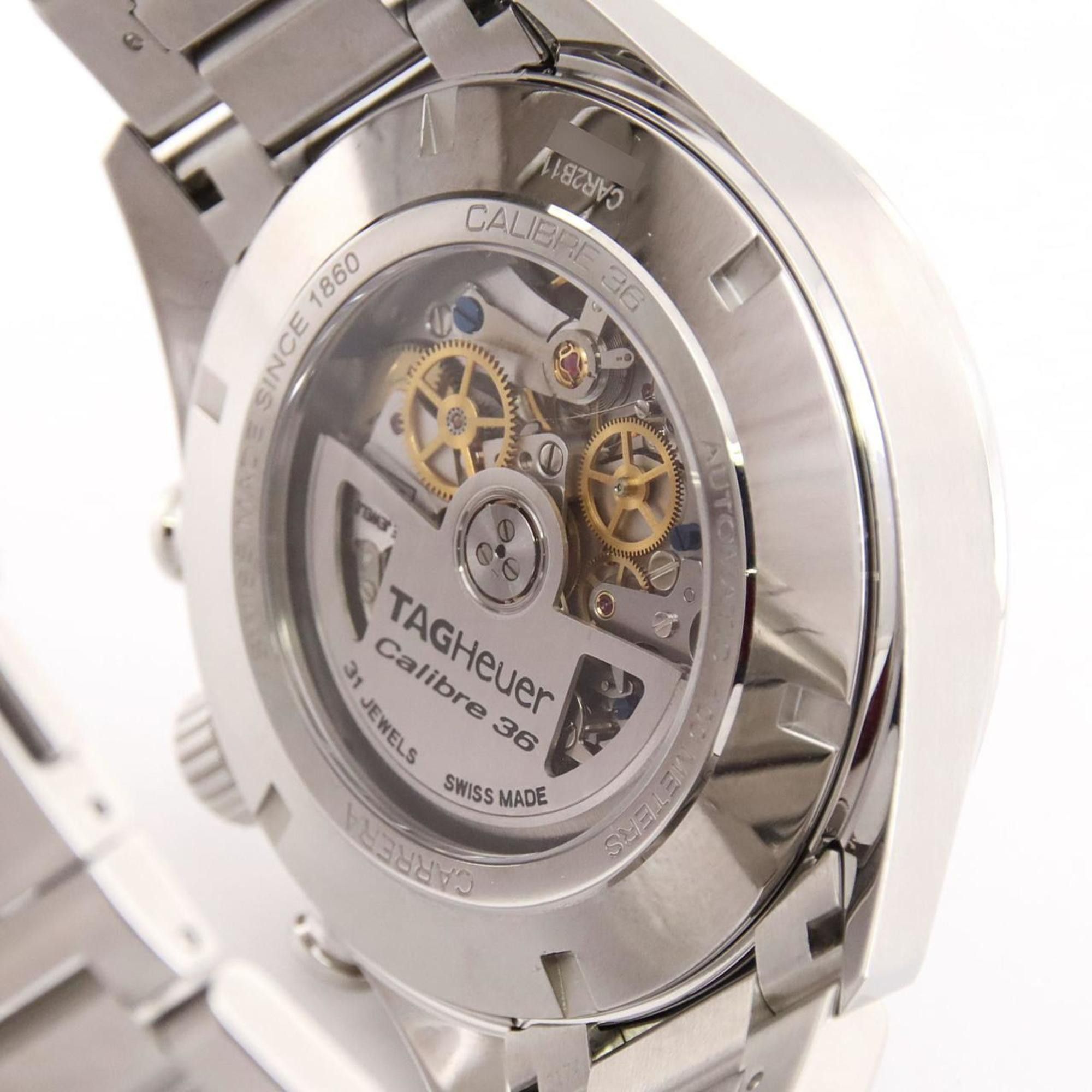 Tag Heuer TAG Heuer Carrera Flyback Chronograph Calibre 36 CAR2B11.BA0799 SS Automatic Watch Size ONE SIZE - 6 Thumbnail