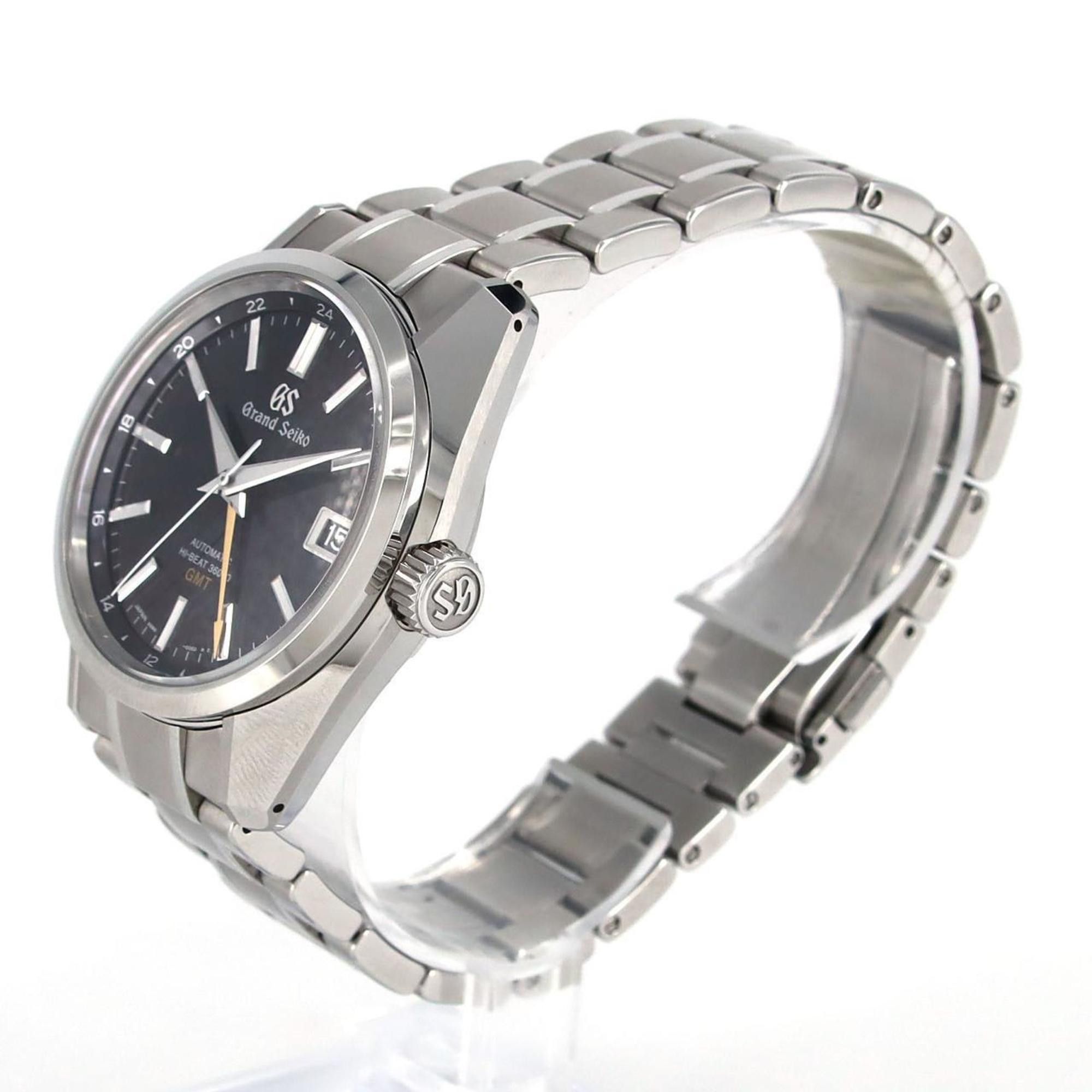 Seiko Seiko Grand Heritage Collection Mechanical Hi-Beat GMT 9S86-00S0 SBGJ265 SS Wristwatch Automatic Size ONE SIZE - 2 Thumbnail