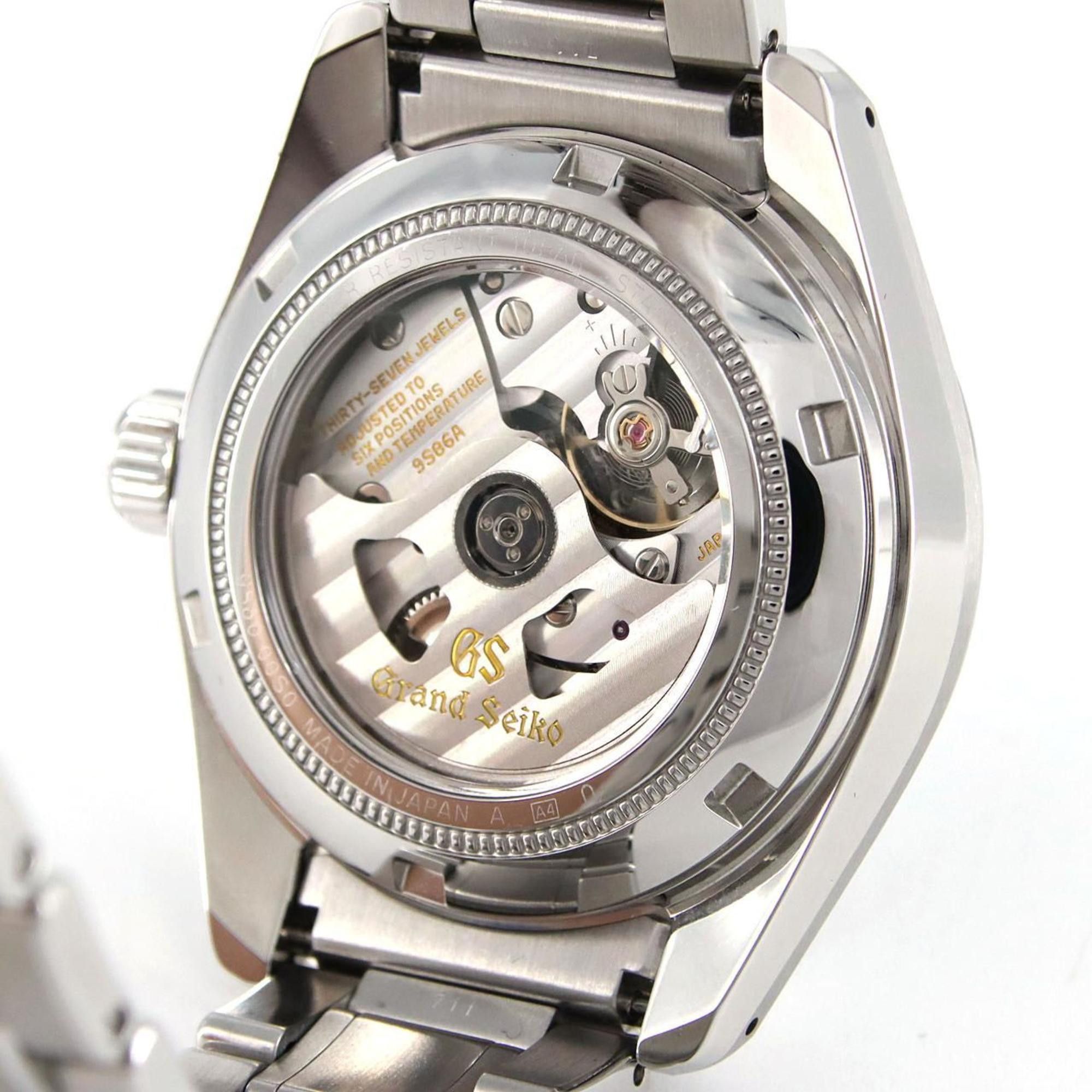 Seiko Seiko Grand Heritage Collection Mechanical Hi-Beat GMT 9S86-00S0 SBGJ265 SS Wristwatch Automatic Size ONE SIZE - 6 Thumbnail