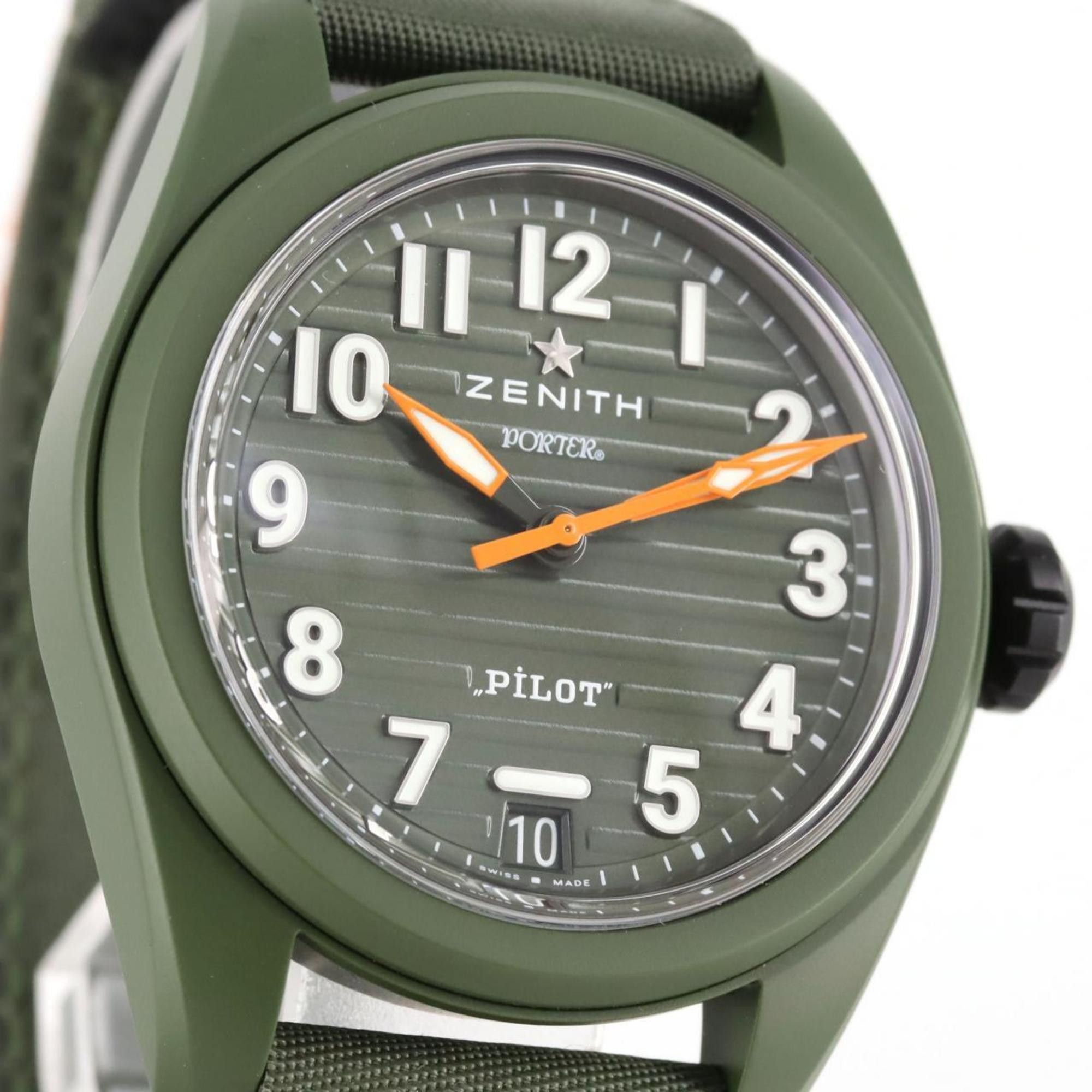ZENITH Zenith Pilot Automatic Porter Edition LIMITED 49.4001.3620 63.I001 Ceramic Wristwatch Size ONE SIZE - 4 Thumbnail