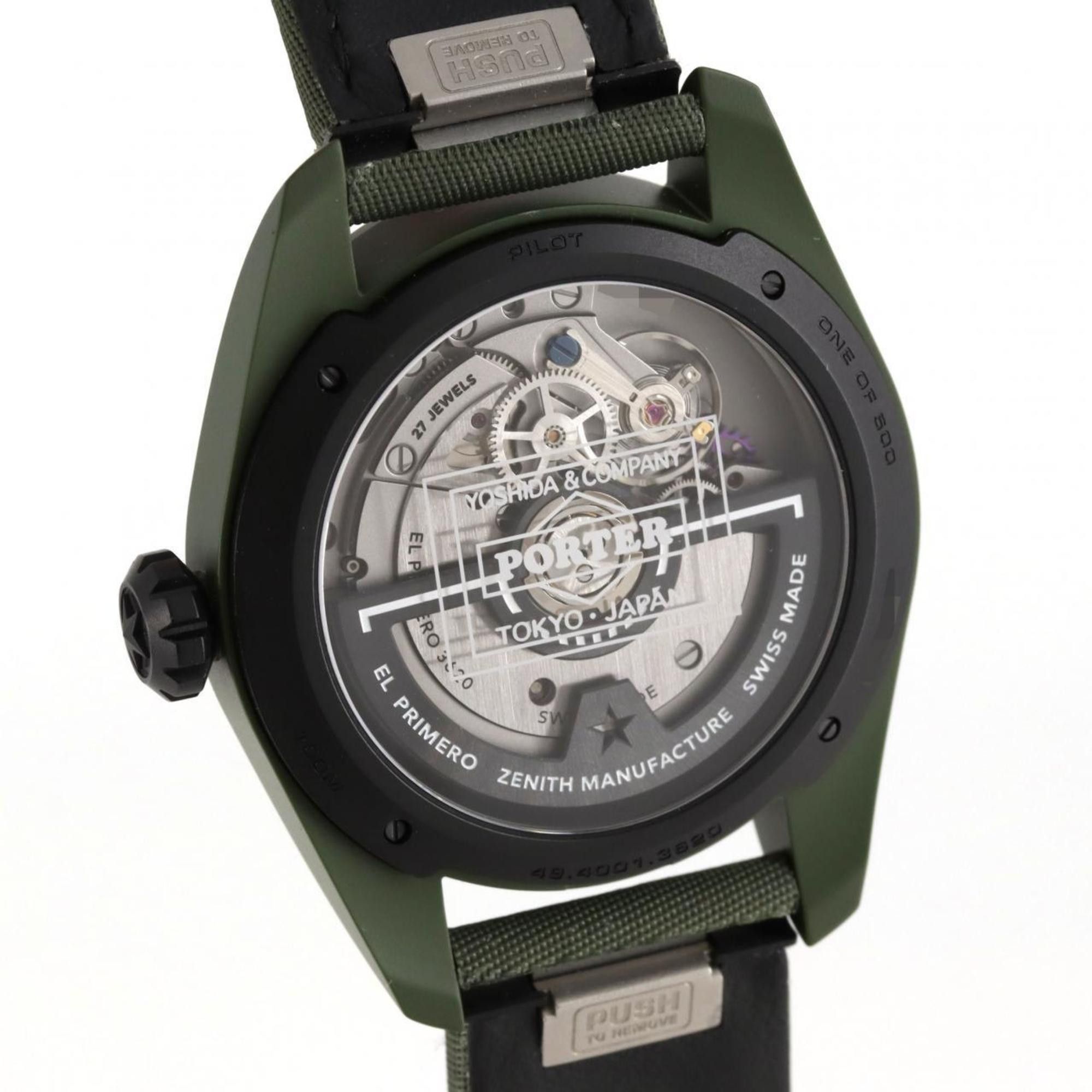 ZENITH Zenith Pilot Automatic Porter Edition LIMITED 49.4001.3620 63.I001 Ceramic Wristwatch Size ONE SIZE - 6 Thumbnail