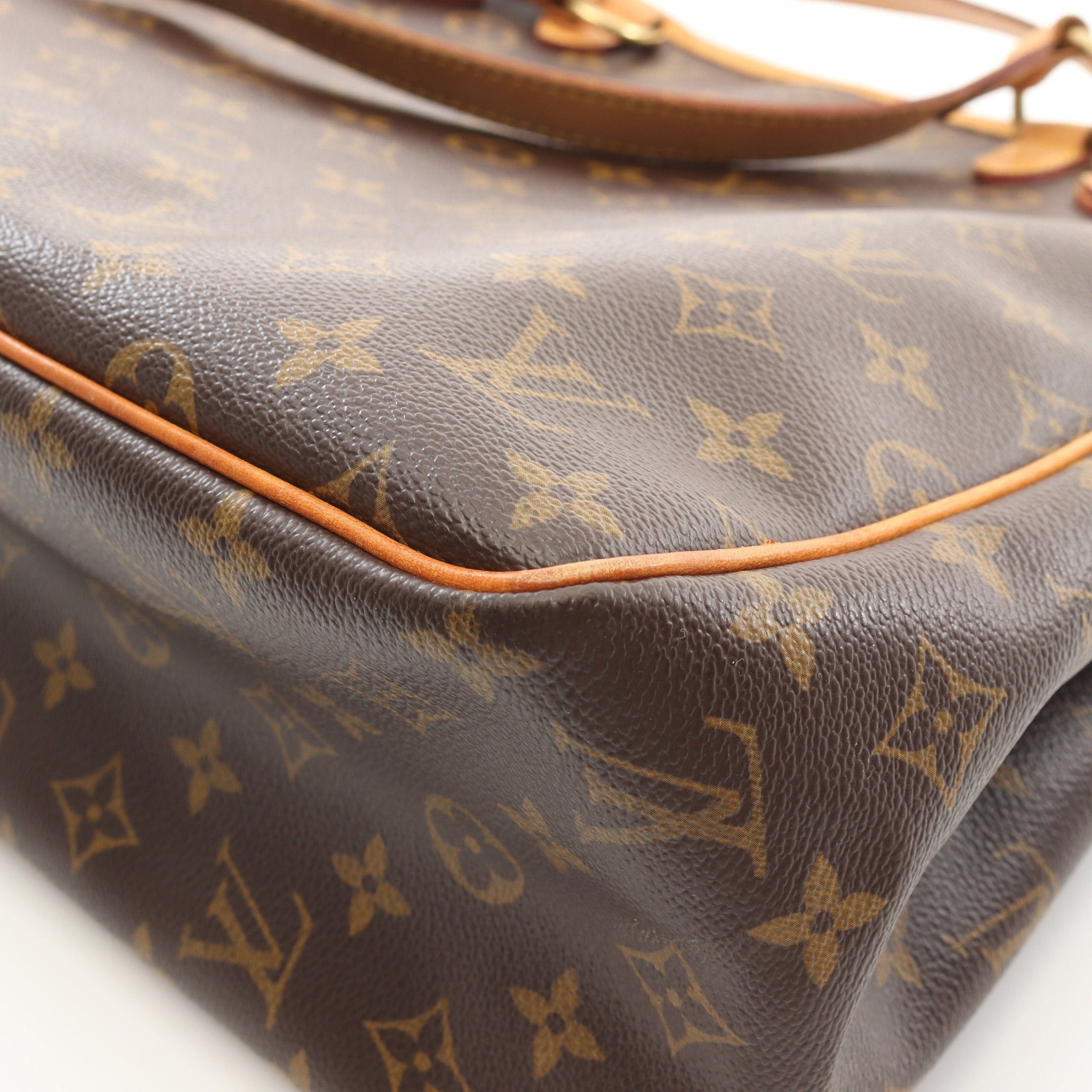 Louis Vuitton Louis Vuitton Batignolles Vertical Monogram Shoulder Bag Tote Leather Brown Size ONE SIZE - 7 Thumbnail