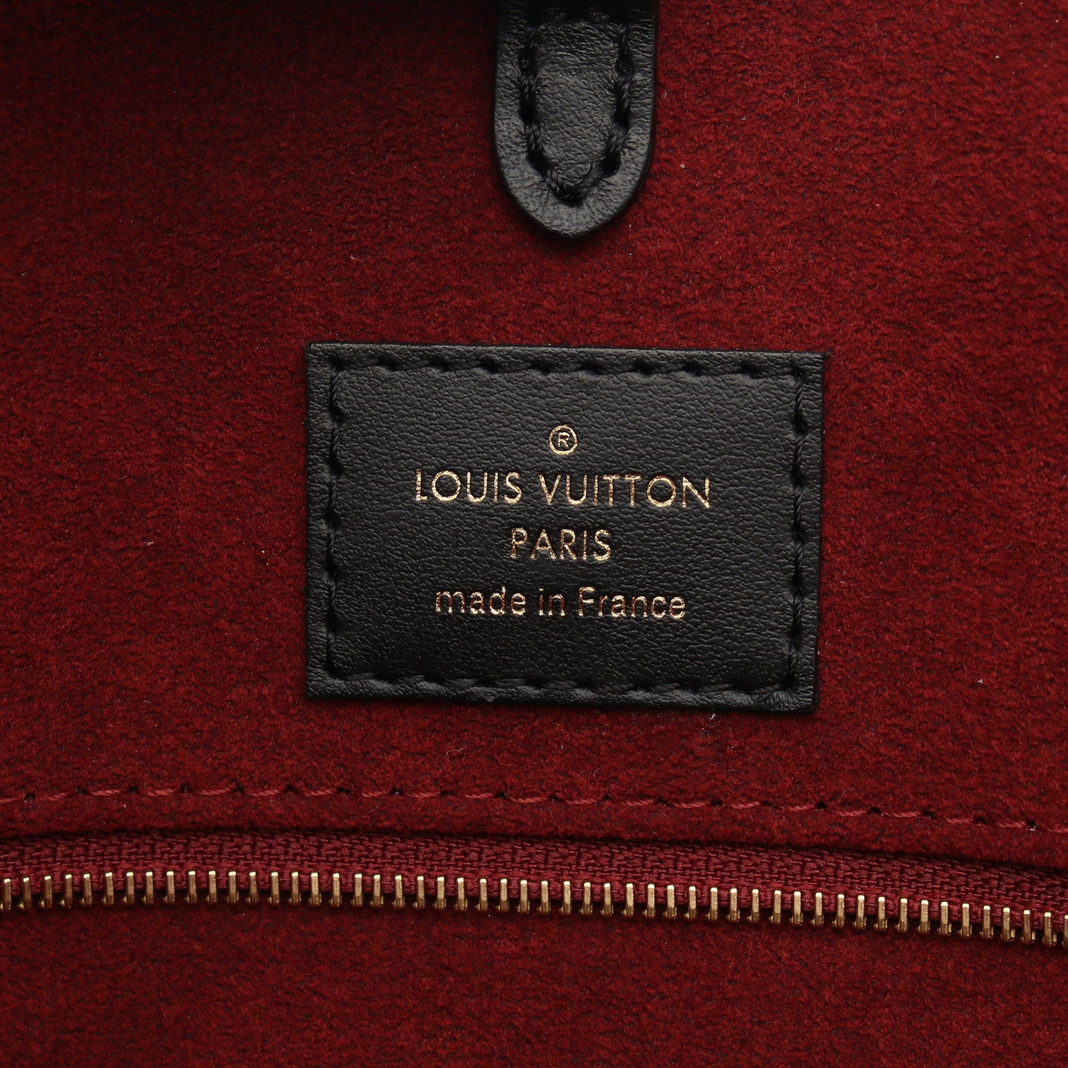 Louis Vuitton Louis Vuitton On-The-Go Mm Bicolor Monogram Empreinte Shoulder Bag Tote Grain Leather Black Beige Size ONE SIZE - 4 Thumbnail