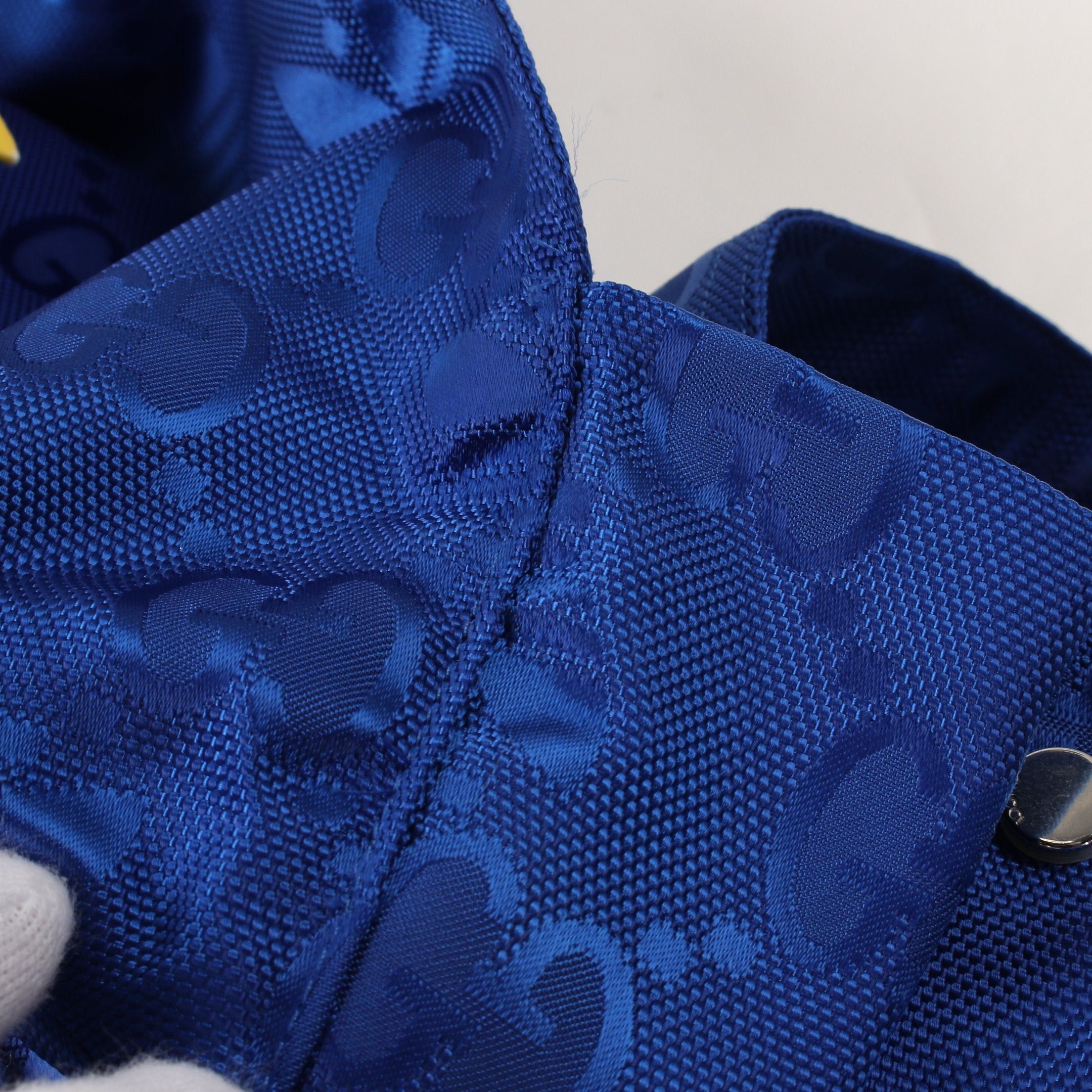 Gucci Gucci Gucci * Adidas Gg Windbreaker Booties Jacket Nylon Blue Size ONE SIZE - 8 Thumbnail