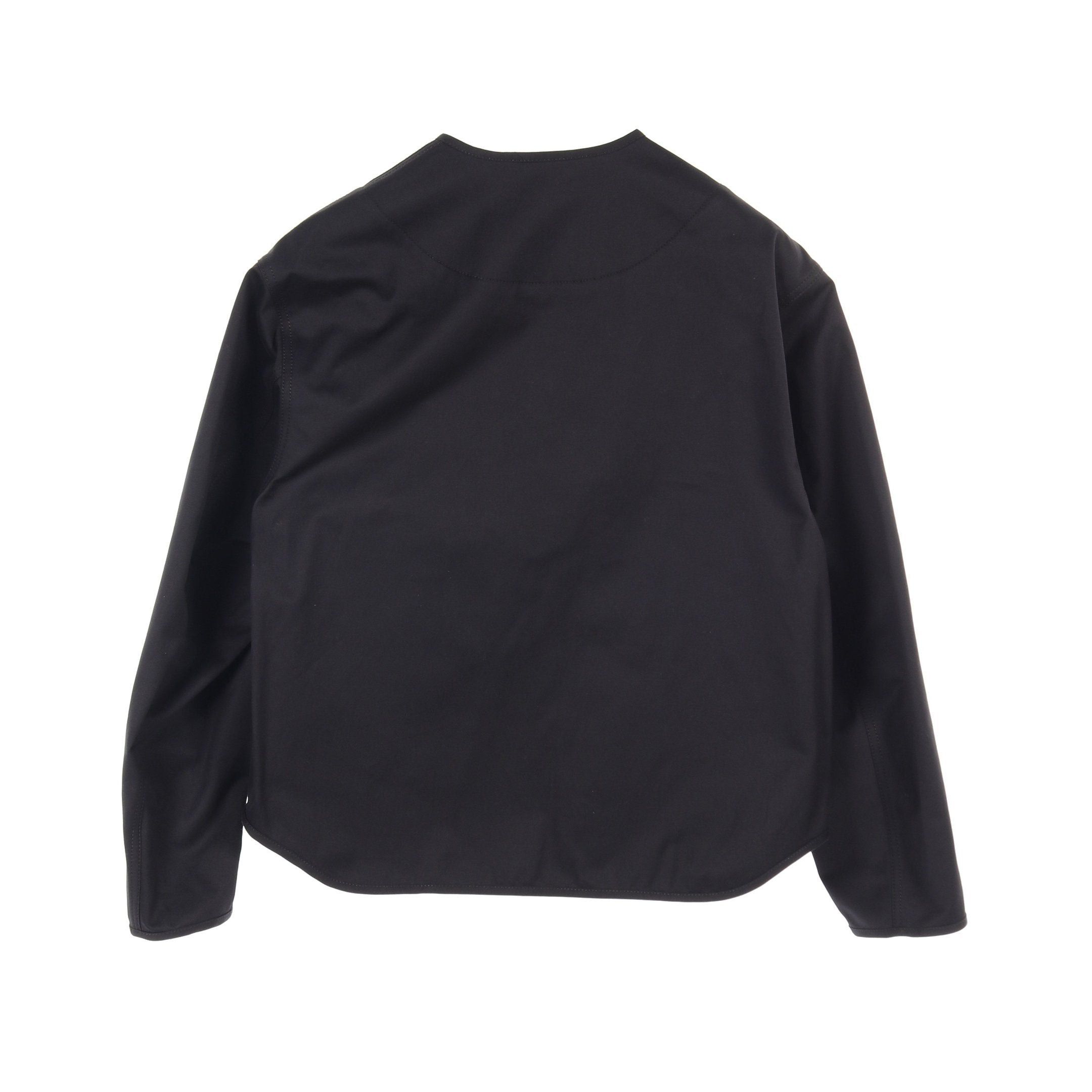 Hermes Hermes Serie Button No-Collar Jacket Cotton Black Quilting Size ONE SIZE - 2 Thumbnail