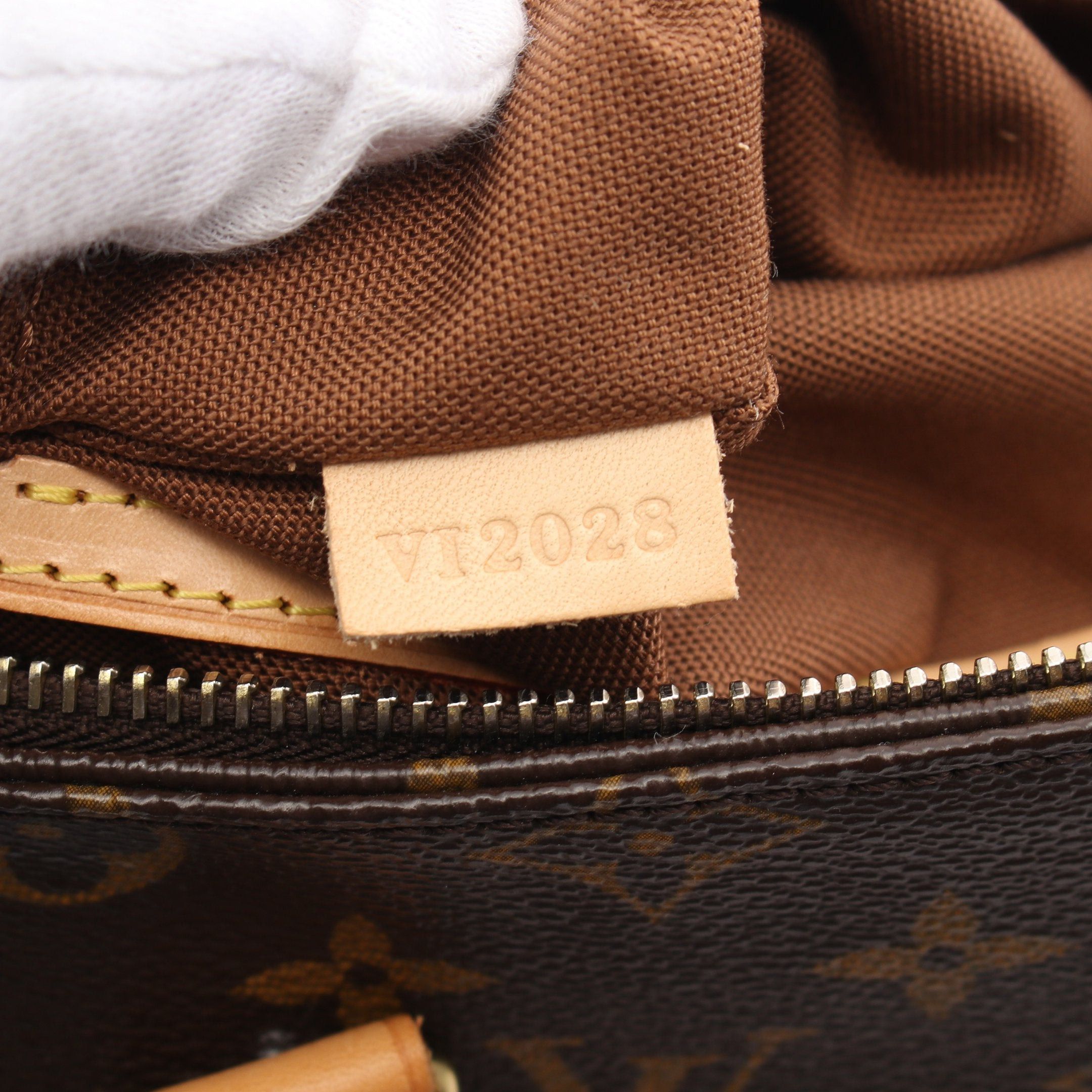 Louis Vuitton Louis Vuitton Cabas Piano Monogram Shoulder Bag Leather Brown Size ONE SIZE - 5 Thumbnail