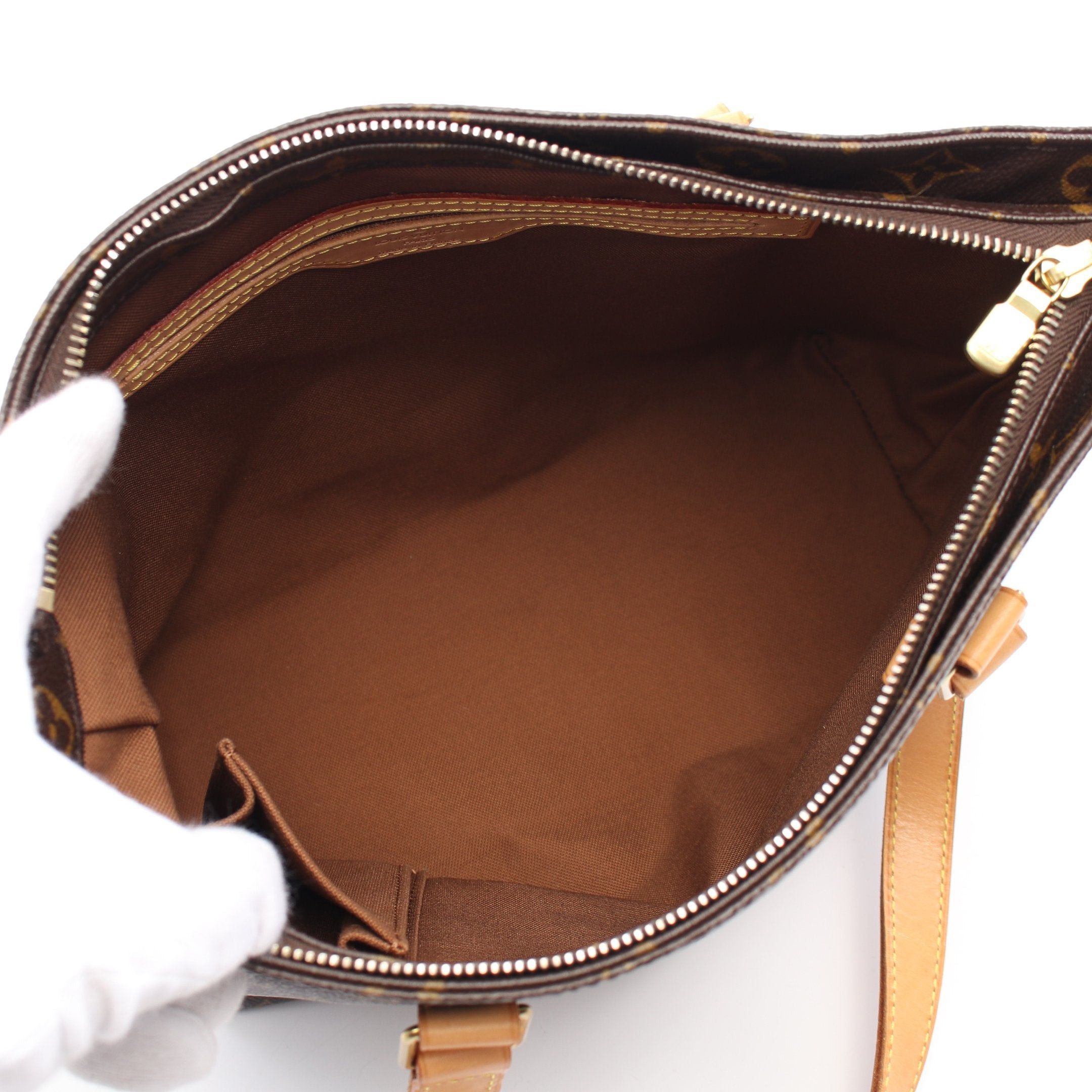 Louis Vuitton Louis Vuitton Cabas Piano Monogram Shoulder Bag Leather Brown Size ONE SIZE - 3 Thumbnail