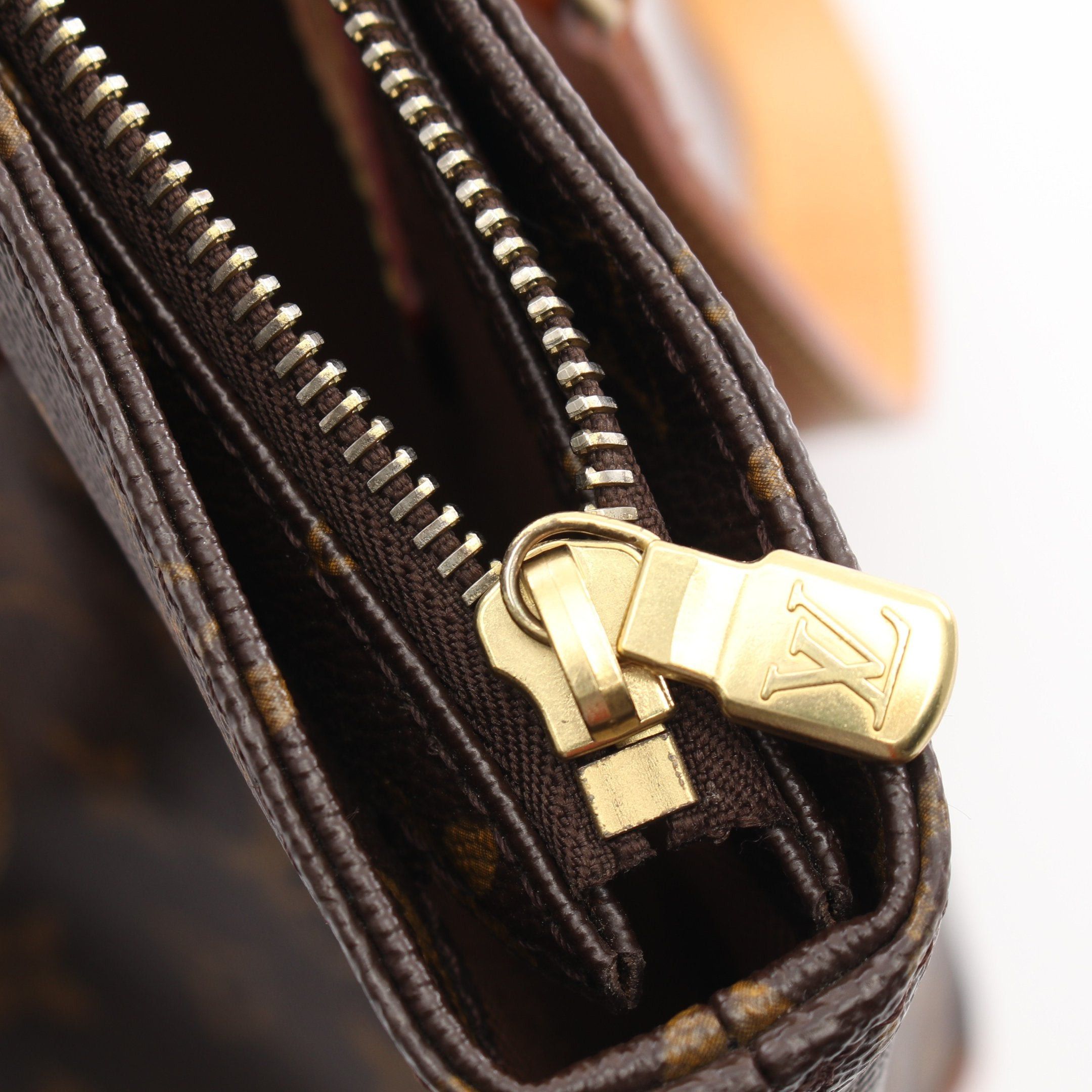 Louis Vuitton Louis Vuitton Cabas Piano Monogram Shoulder Bag Leather Brown Size ONE SIZE - 6 Thumbnail