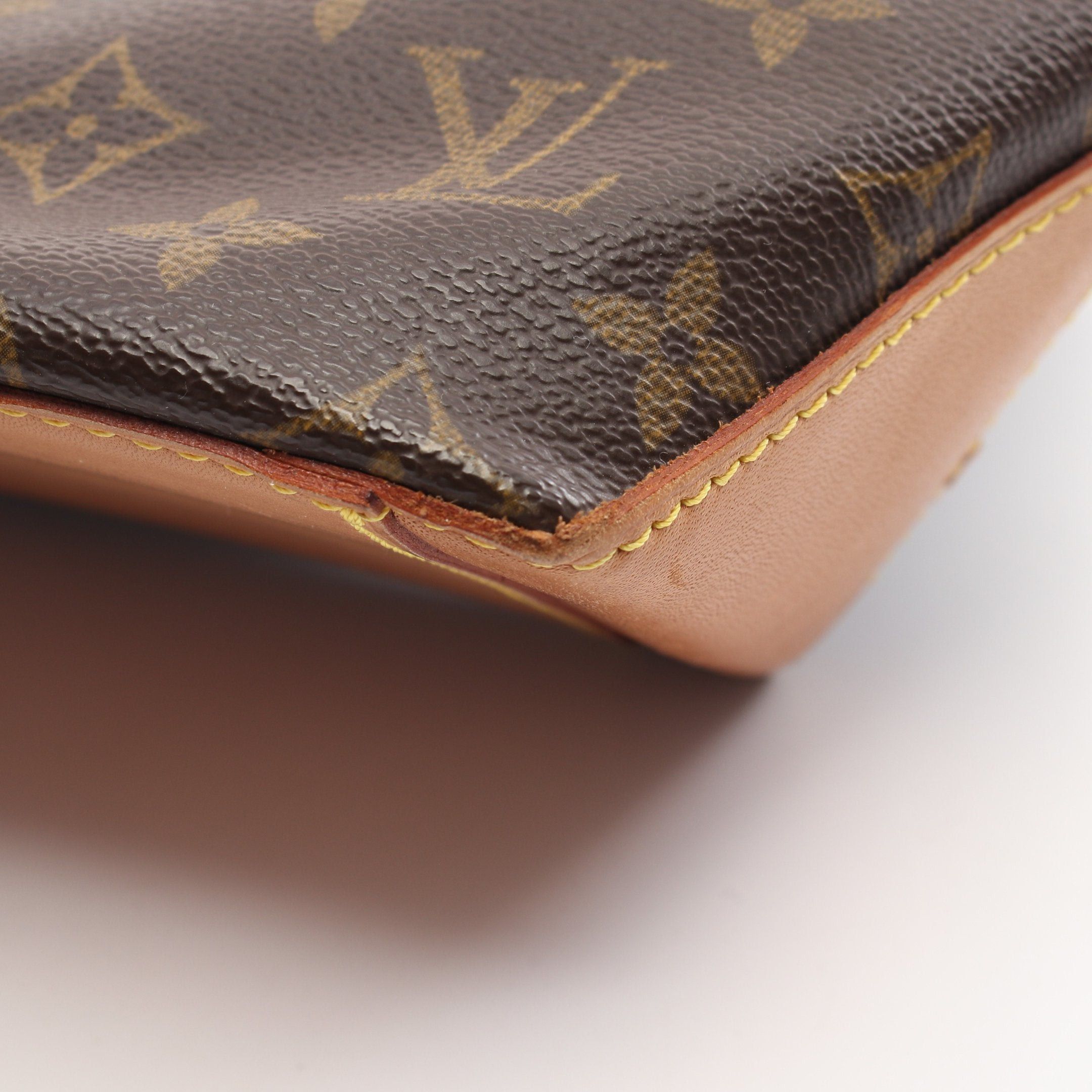 Louis Vuitton Louis Vuitton Cabas Piano Monogram Shoulder Bag Leather Brown Size ONE SIZE - 8 Thumbnail