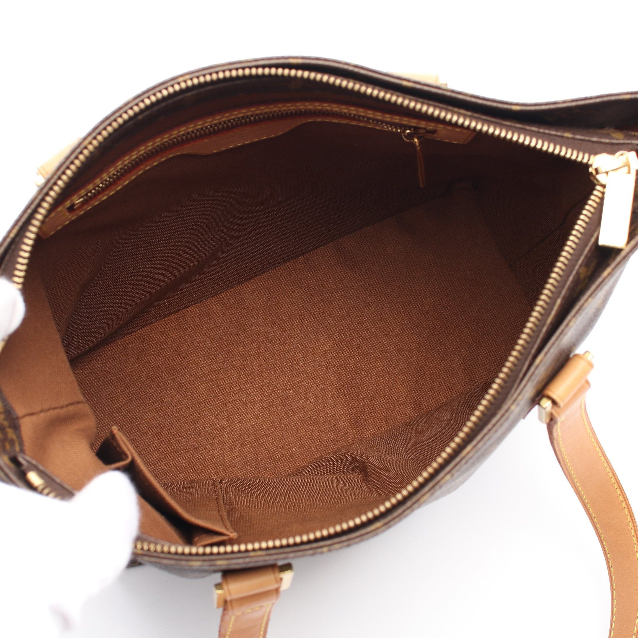 Louis Vuitton Louis Vuitton Cabas Piano Monogram Shoulder Bag Leather Brown Size ONE SIZE - 3 Thumbnail