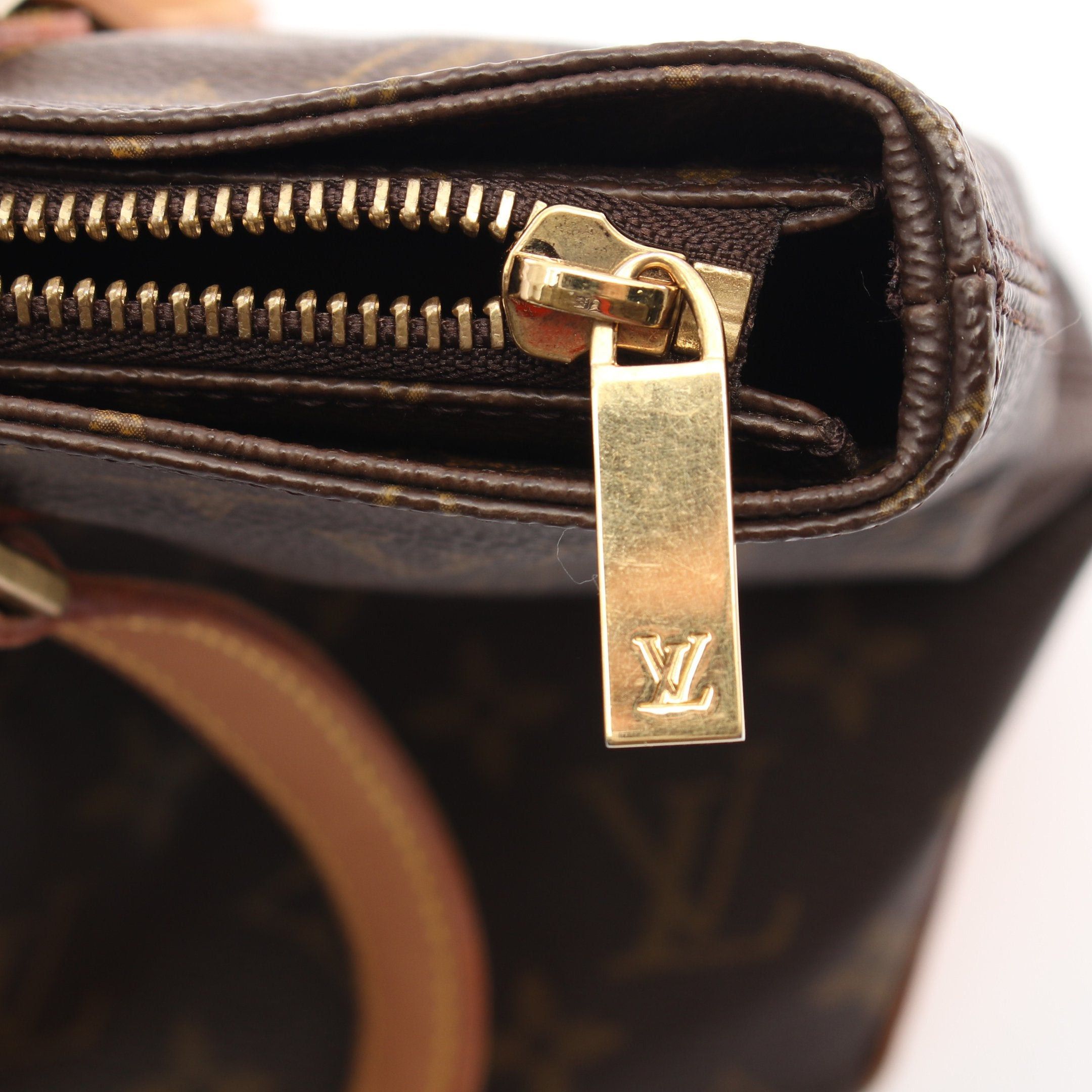 Louis Vuitton Louis Vuitton Cabas Piano Monogram Shoulder Bag Leather Brown Size ONE SIZE - 6 Thumbnail