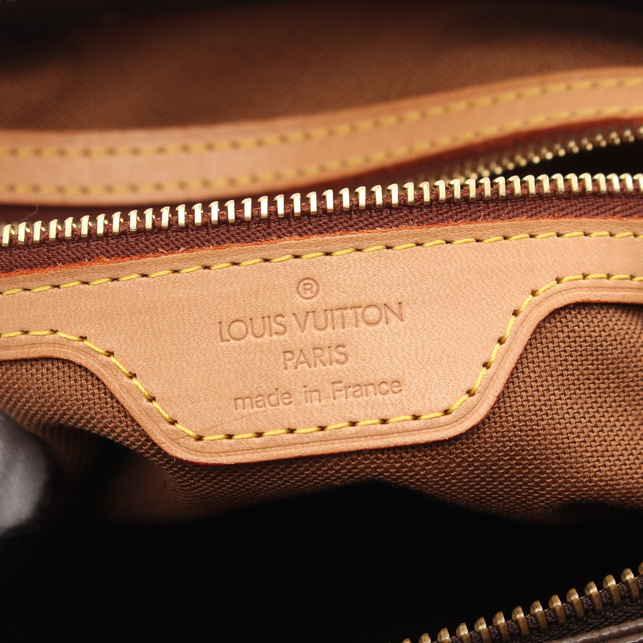 Louis Vuitton Louis Vuitton Cabas Piano Monogram Shoulder Bag Leather Brown Size ONE SIZE - 4 Thumbnail