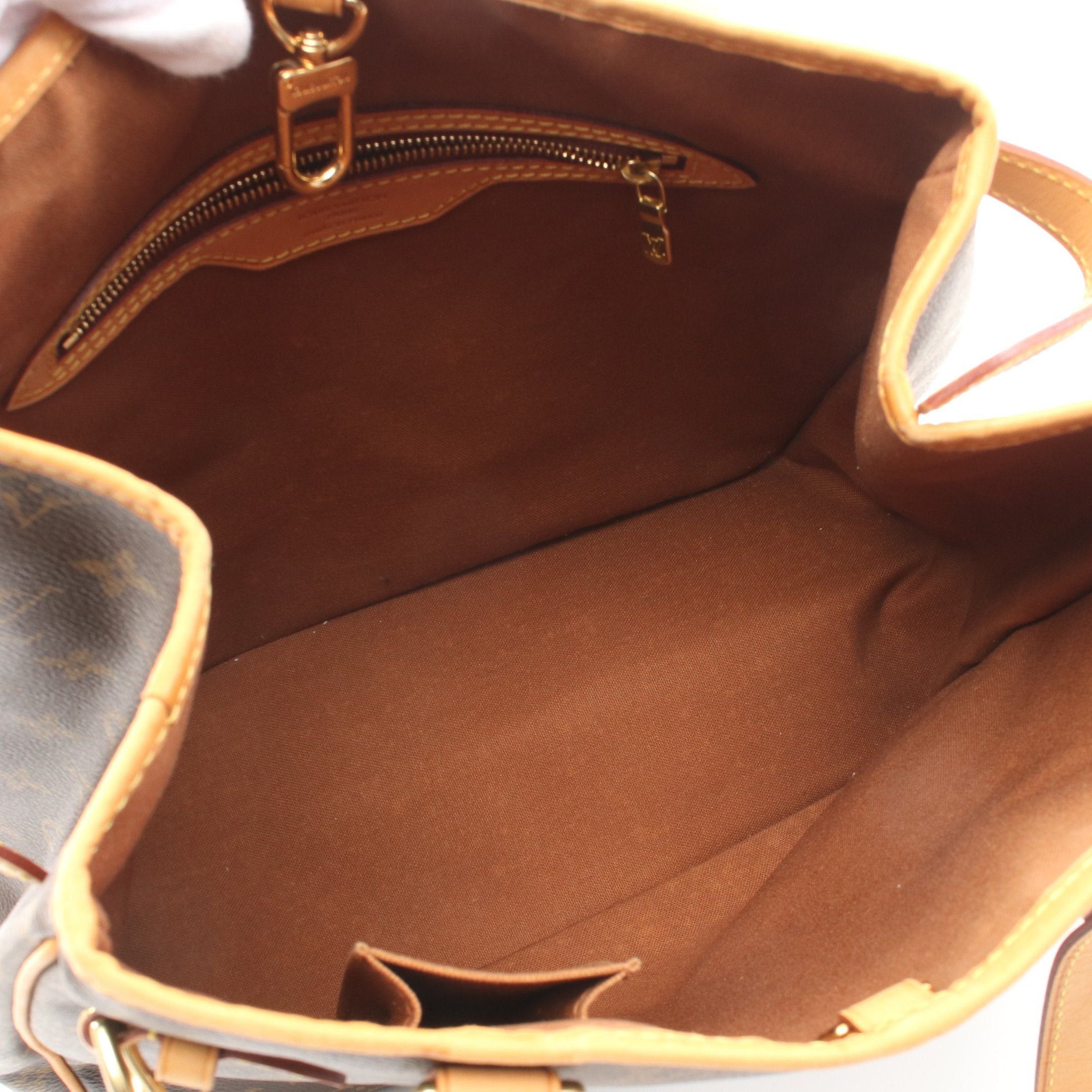Louis Vuitton Louis Vuitton Batignolles Vertical Monogram Shoulder Bag Tote Leather Brown Size ONE SIZE - 3 Thumbnail