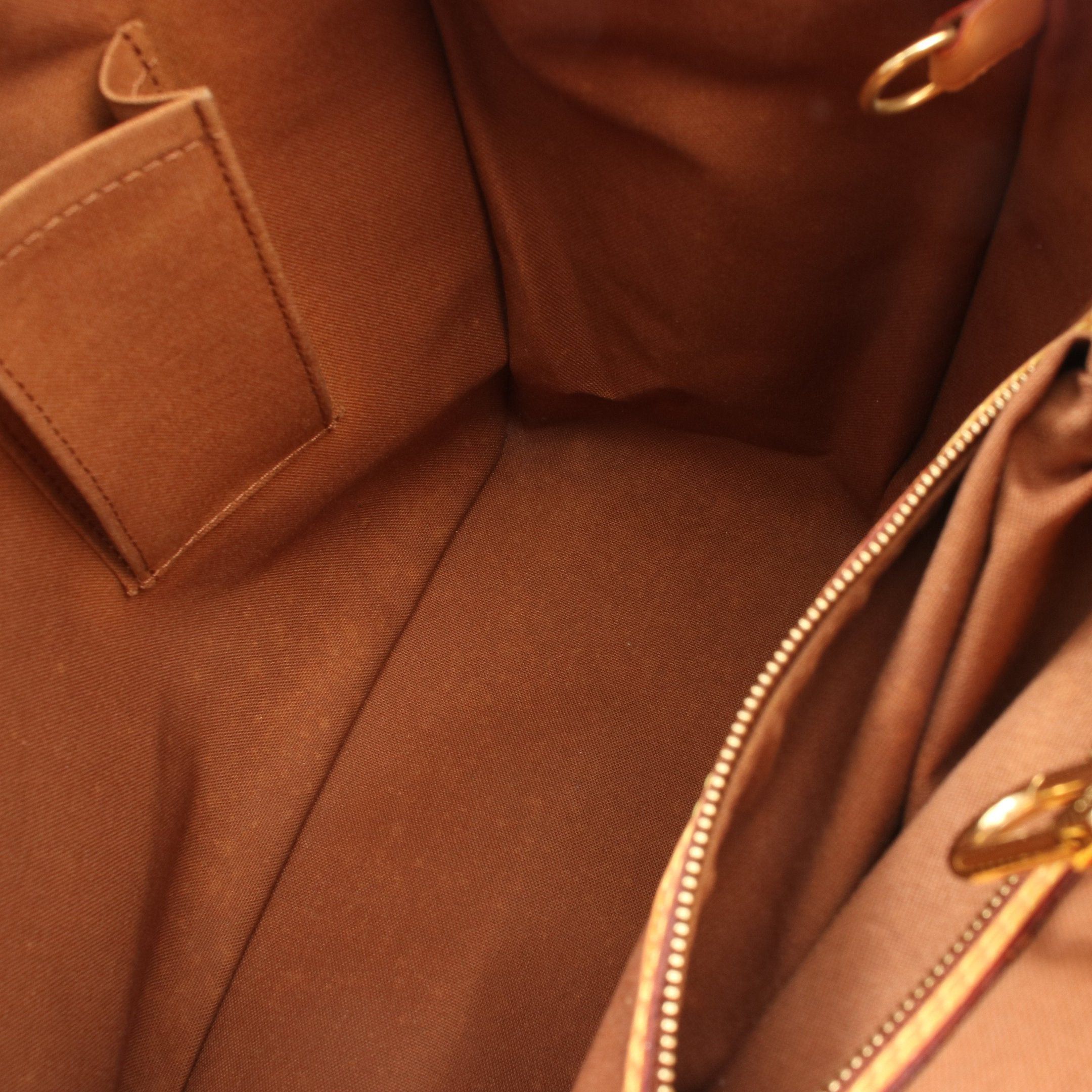 Louis Vuitton Louis Vuitton Batignolles Vertical Monogram Shoulder Bag Tote Leather Brown Size ONE SIZE - 6 Thumbnail
