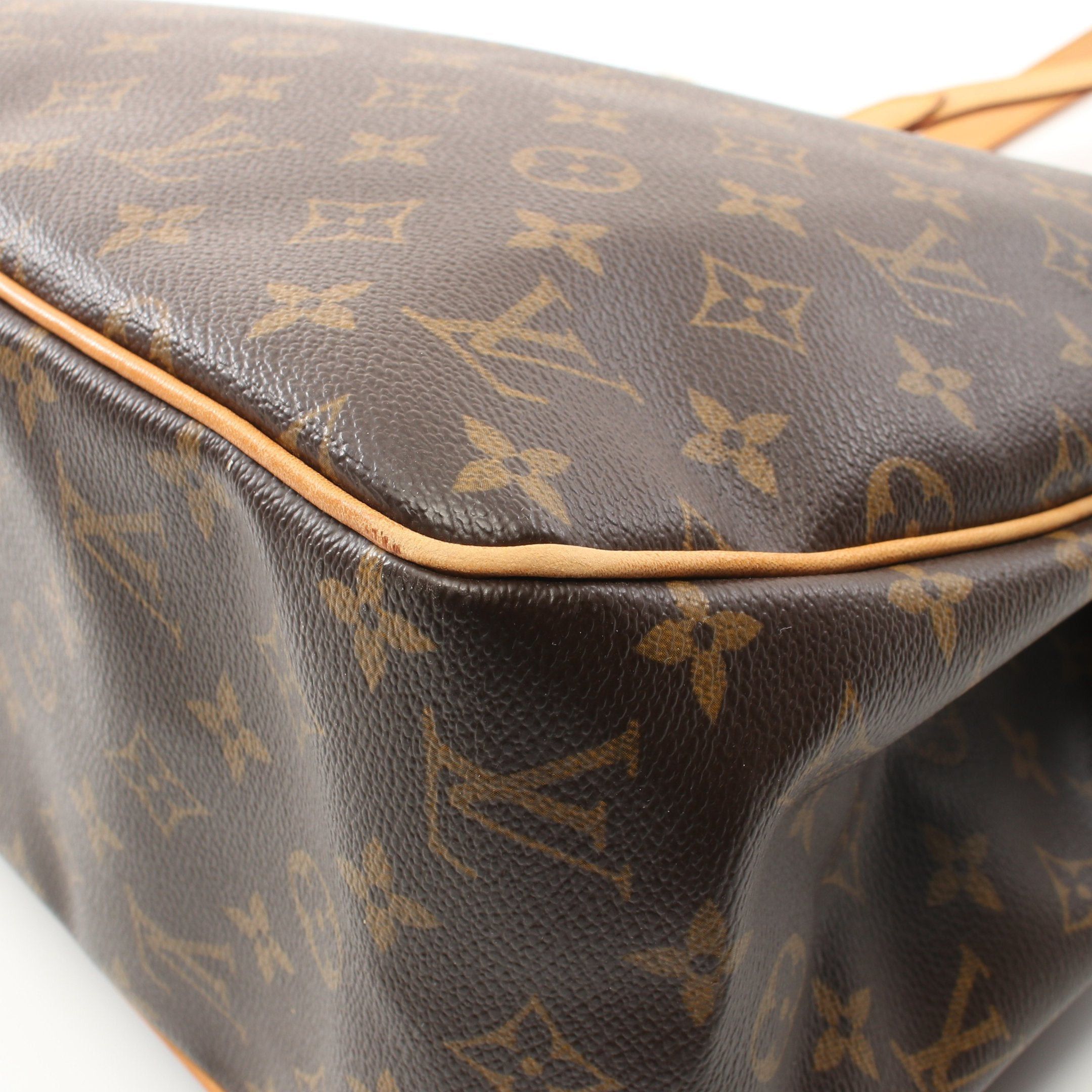 Louis Vuitton Louis Vuitton Batignolles Vertical Monogram Shoulder Bag Tote Leather Brown Size ONE SIZE - 11 Thumbnail