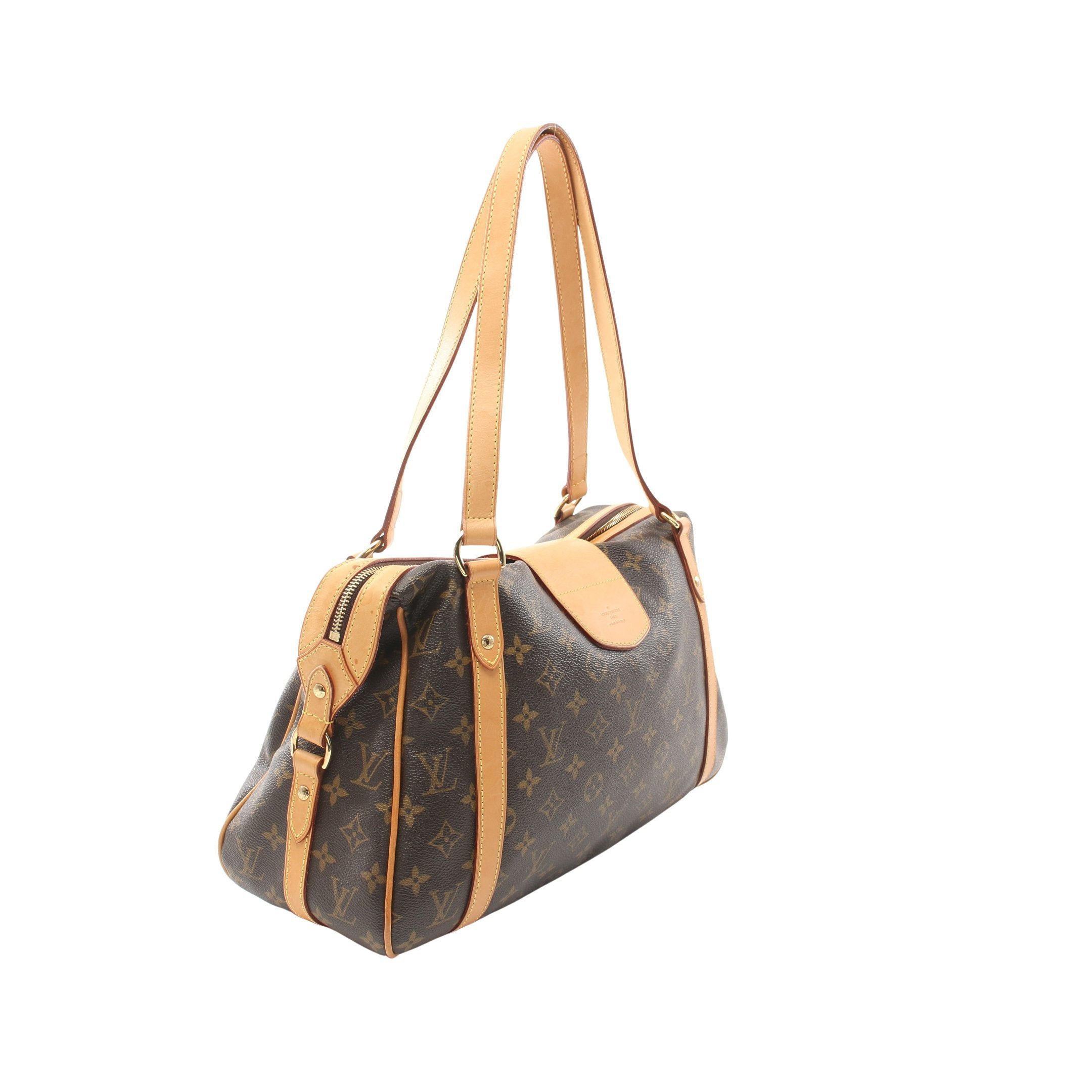 Louis Vuitton Louis Vuitton Stresa Pm Monogram Shoulder Bag Leather Brown Size ONE SIZE - 2 Thumbnail