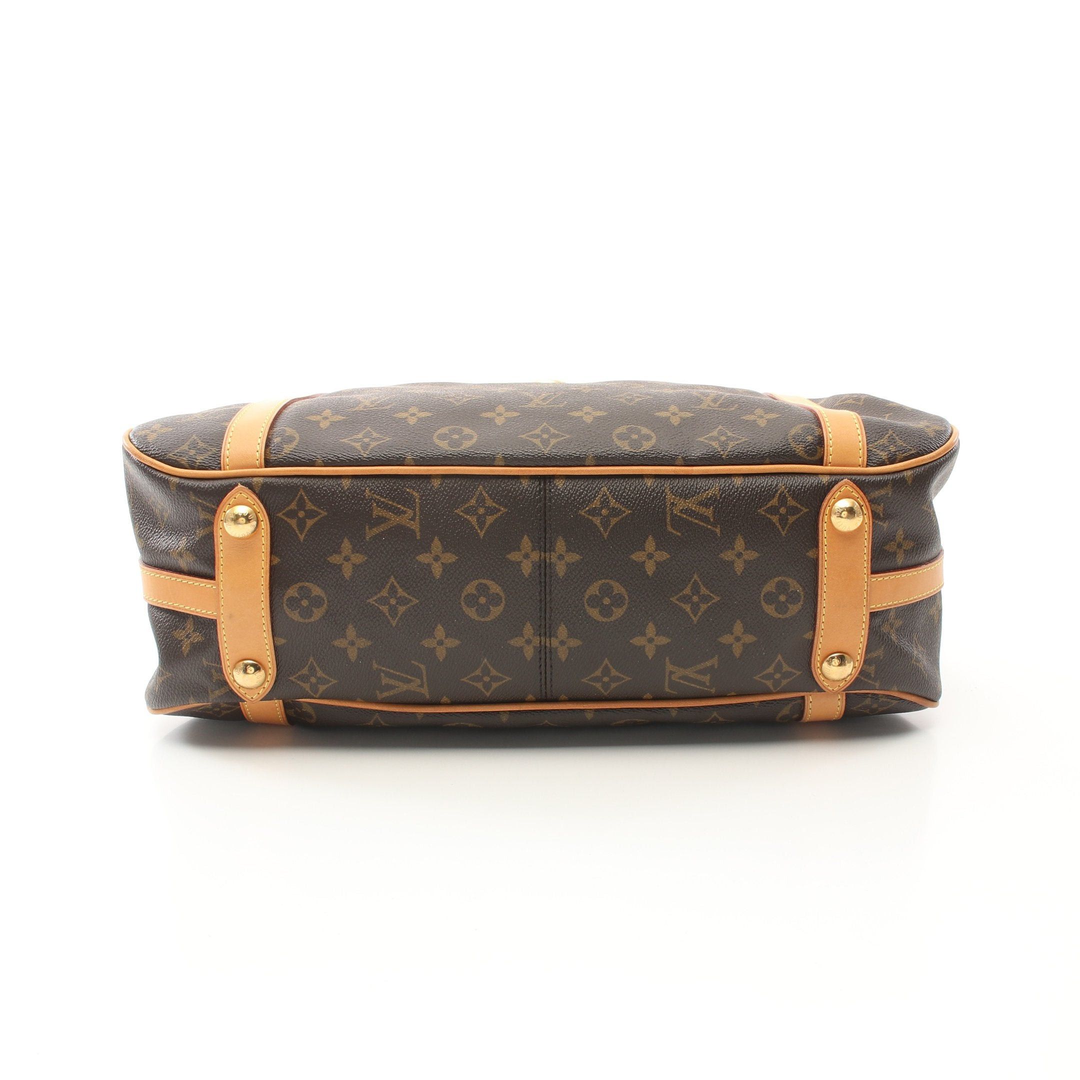 Louis Vuitton Louis Vuitton Stresa Pm Monogram Shoulder Bag Leather Brown Size ONE SIZE - 14 Thumbnail
