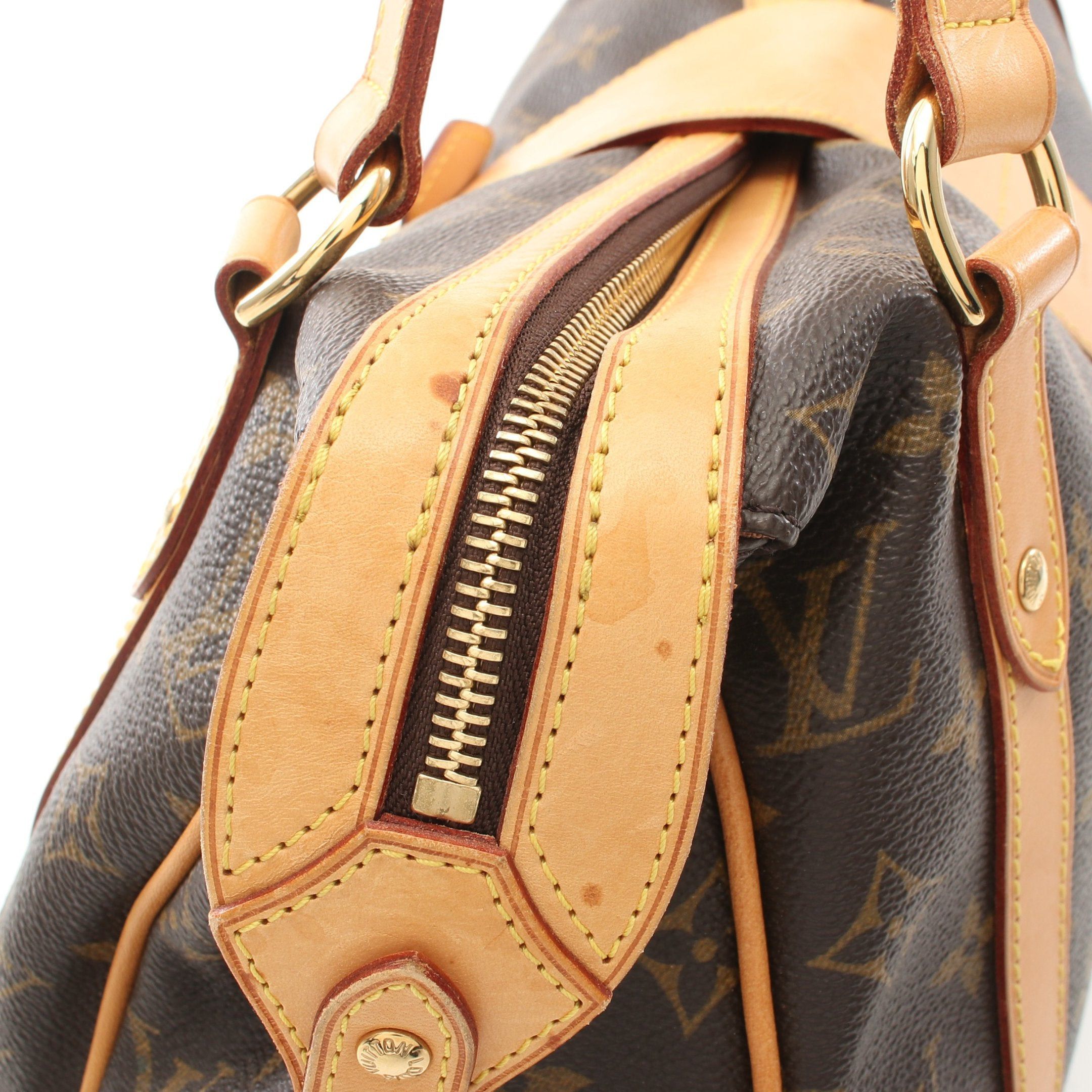 Louis Vuitton Louis Vuitton Stresa Pm Monogram Shoulder Bag Leather Brown Size ONE SIZE - 7 Thumbnail