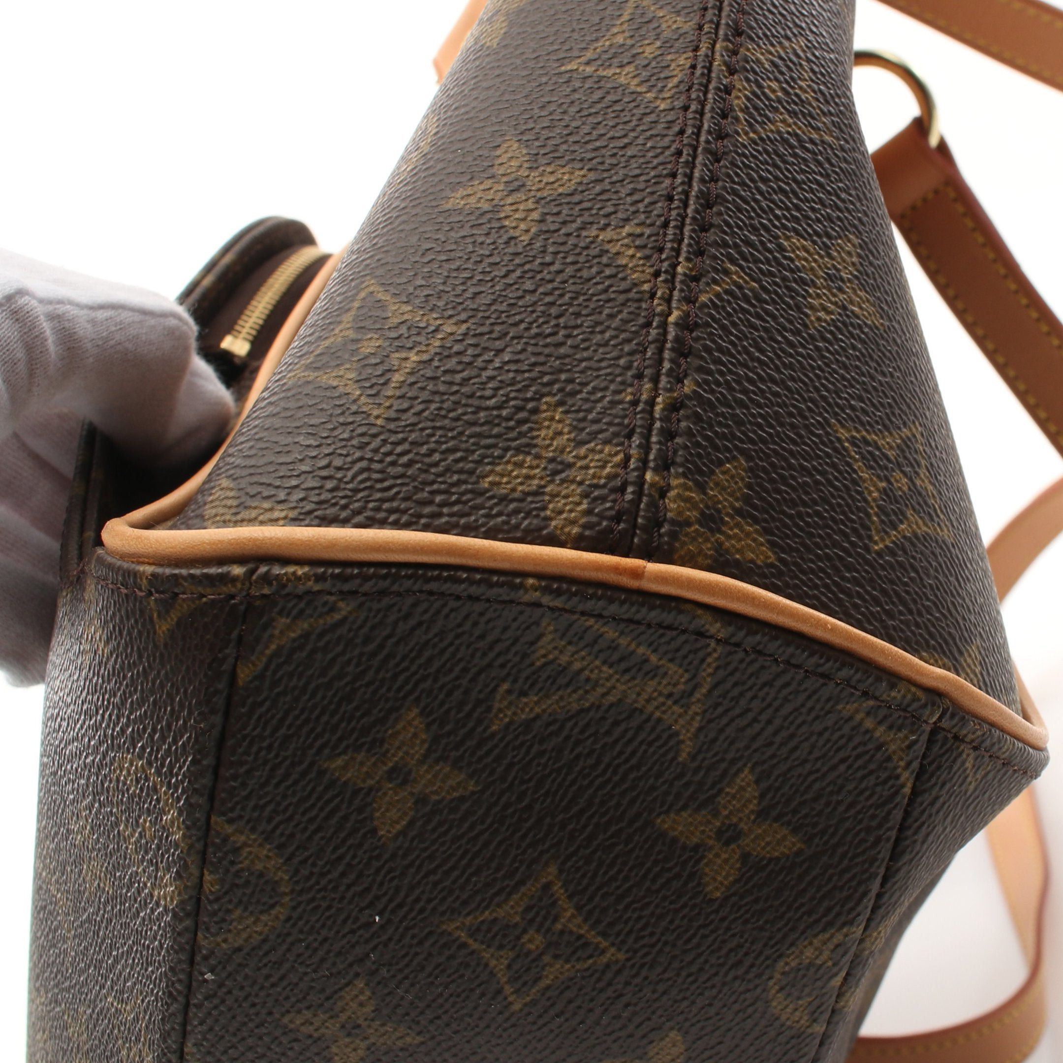 Louis Vuitton Louis Vuitton Ellipse Shopping Monogram Shoulder Bag Leather Brown Size ONE SIZE - 9 Thumbnail