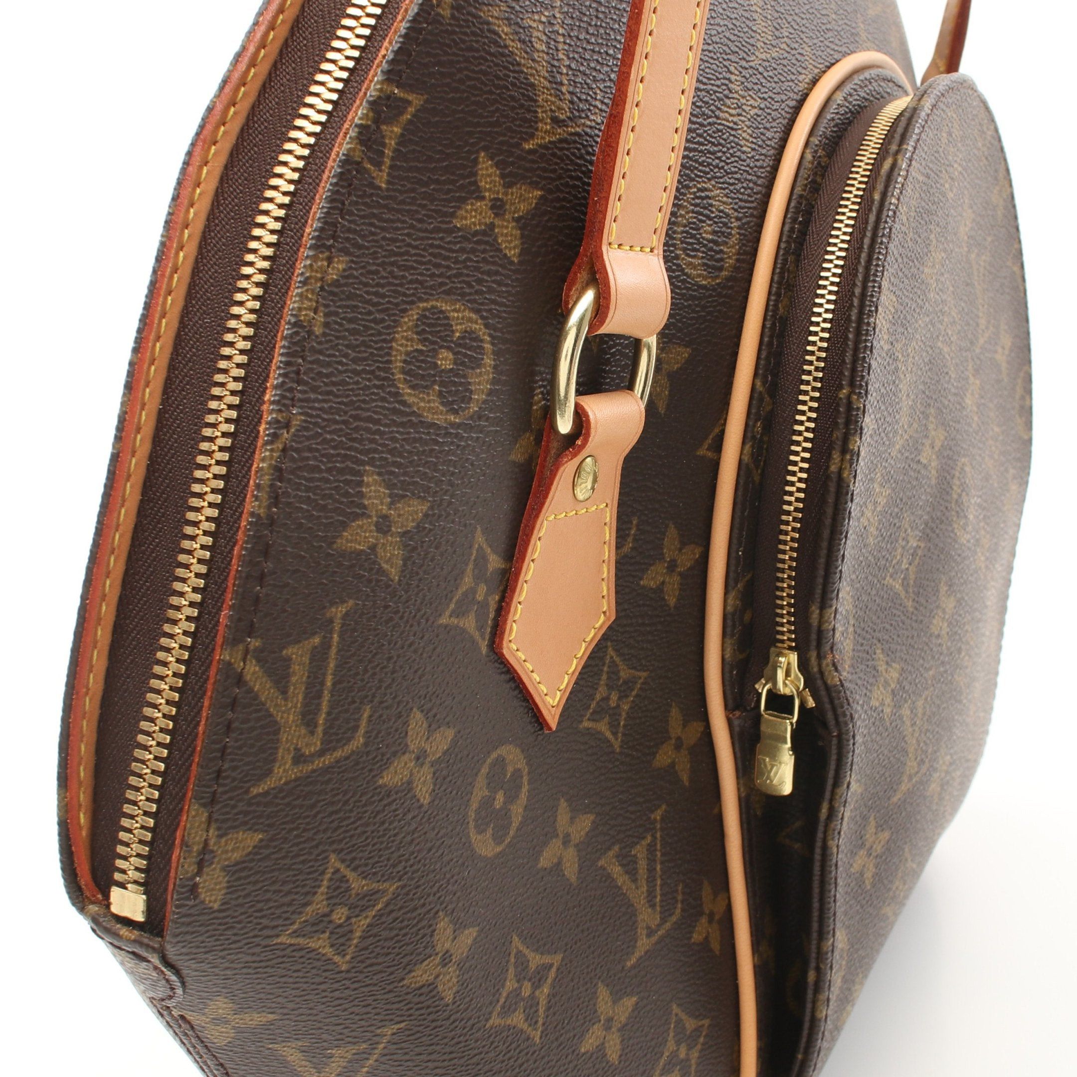 Louis Vuitton Louis Vuitton Ellipse Shopping Monogram Shoulder Bag Leather Brown Size ONE SIZE - 14 Thumbnail
