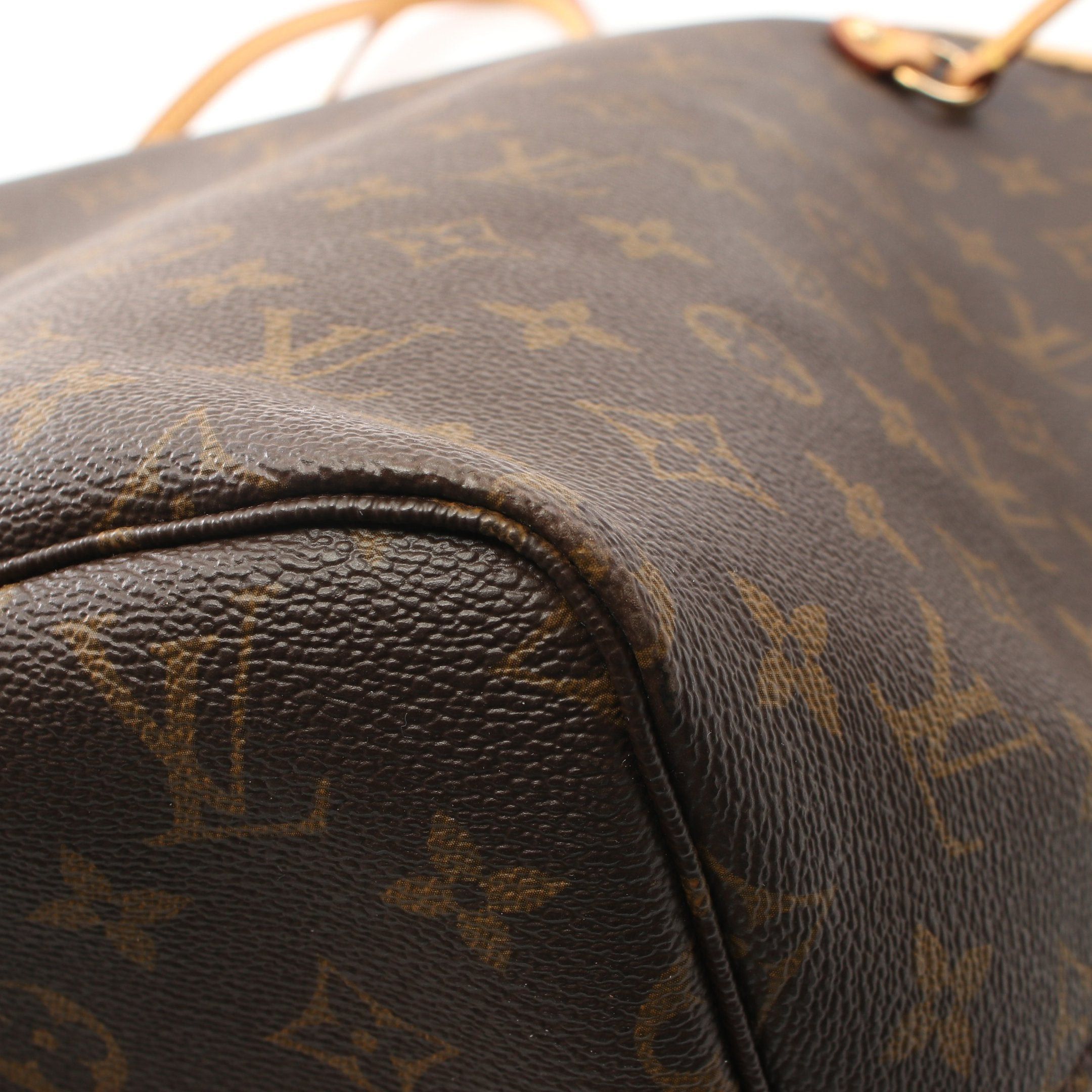 Louis Vuitton Louis Vuitton Neverfull Gm Monogram Shoulder Bag Tote Leather Brown Size ONE SIZE - 14 Thumbnail
