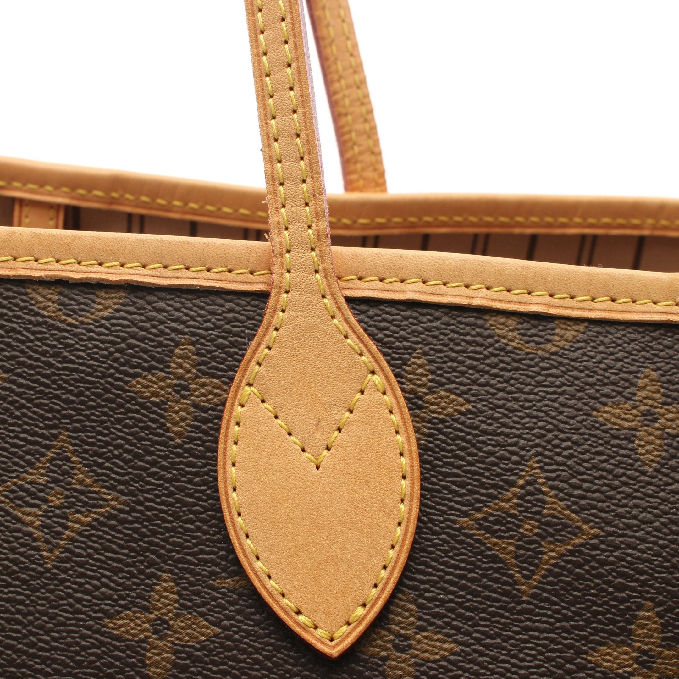 Louis Vuitton Louis Vuitton Neverfull Gm Monogram Shoulder Bag Tote Leather Brown Size ONE SIZE - 10 Thumbnail