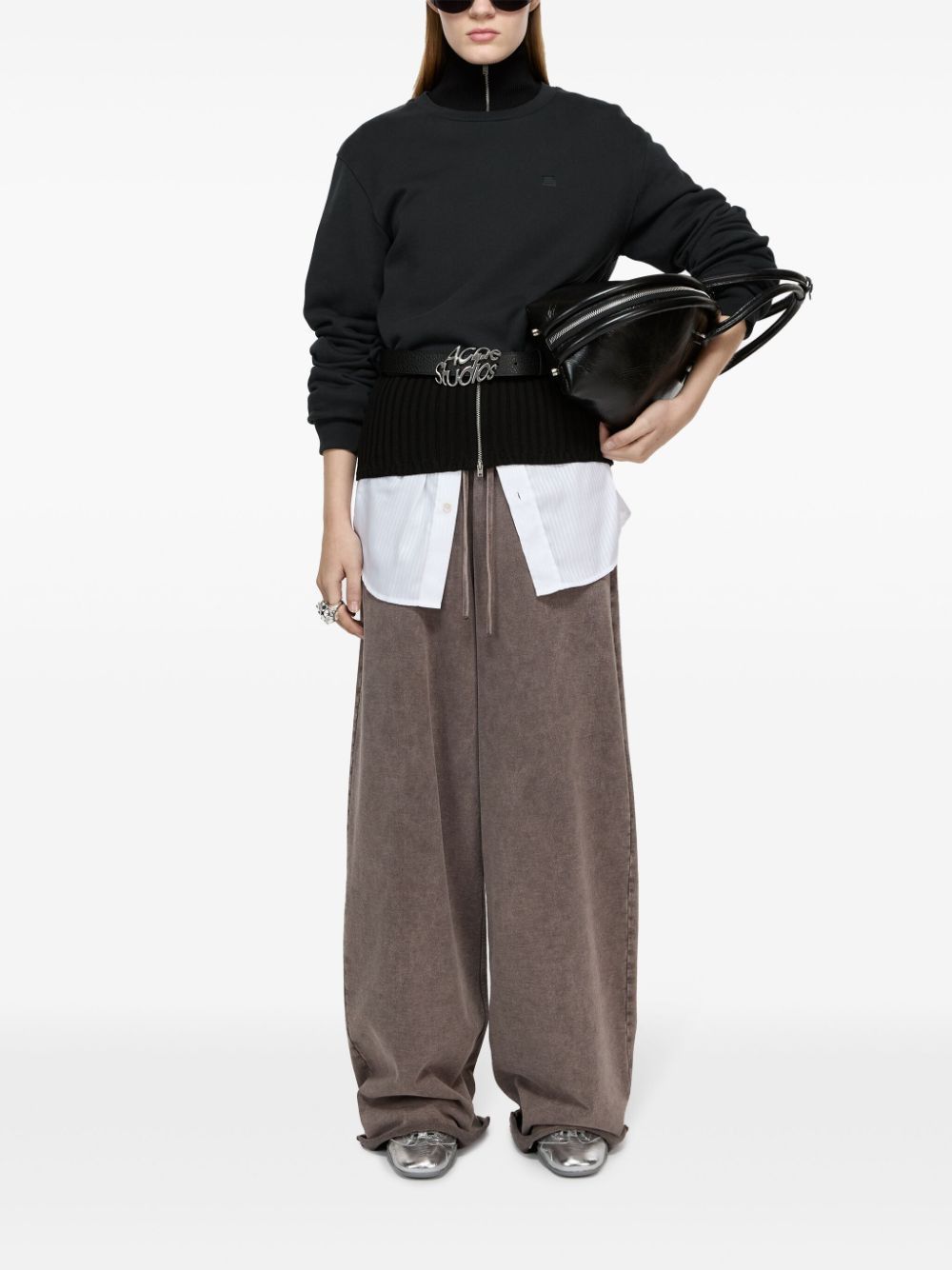 Acne Studios LOGO COTTON SWEATSHIRT Size S / US 4 / IT 40 - 4 Thumbnail