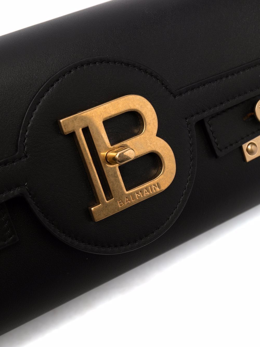 Balmain B-BUZZ LEATHER MINI BAG Size ONE SIZE - 4 Thumbnail