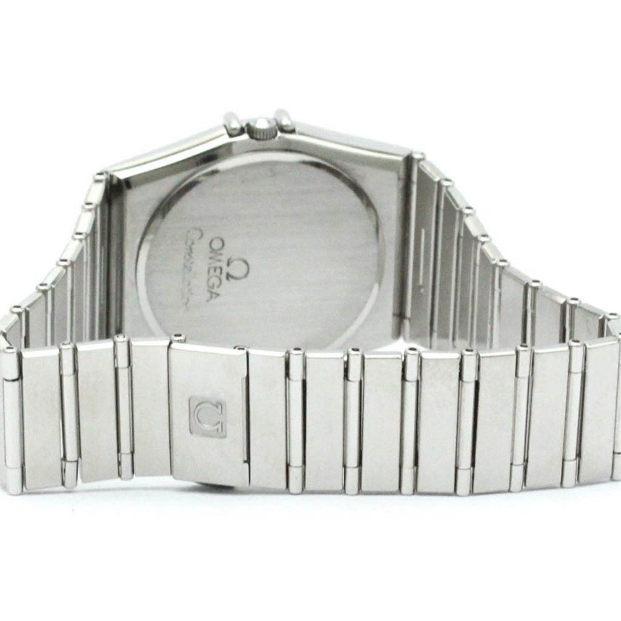 Omega Polished OMEGA Constellation Stainless Steel Quartz Mens Watch 396.1070 BF580542 Size ONE SIZE - 5 Thumbnail