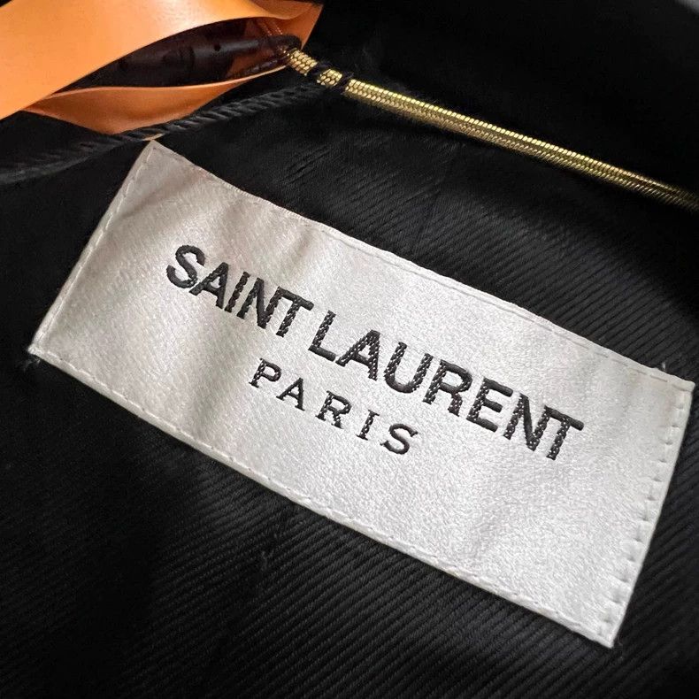 Saint Laurent Paris Black Saint Laurent Long Coat Size US M / EU 48-50 / 2 - 5 Thumbnail