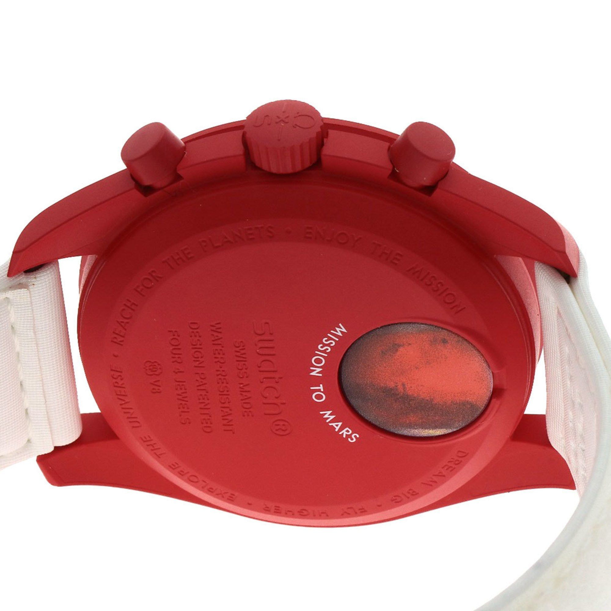 Swatch Swatch S033R100 MISSON TO MARS Omega collaboration watch ceramic nylon men's Size ONE SIZE - 7 Thumbnail