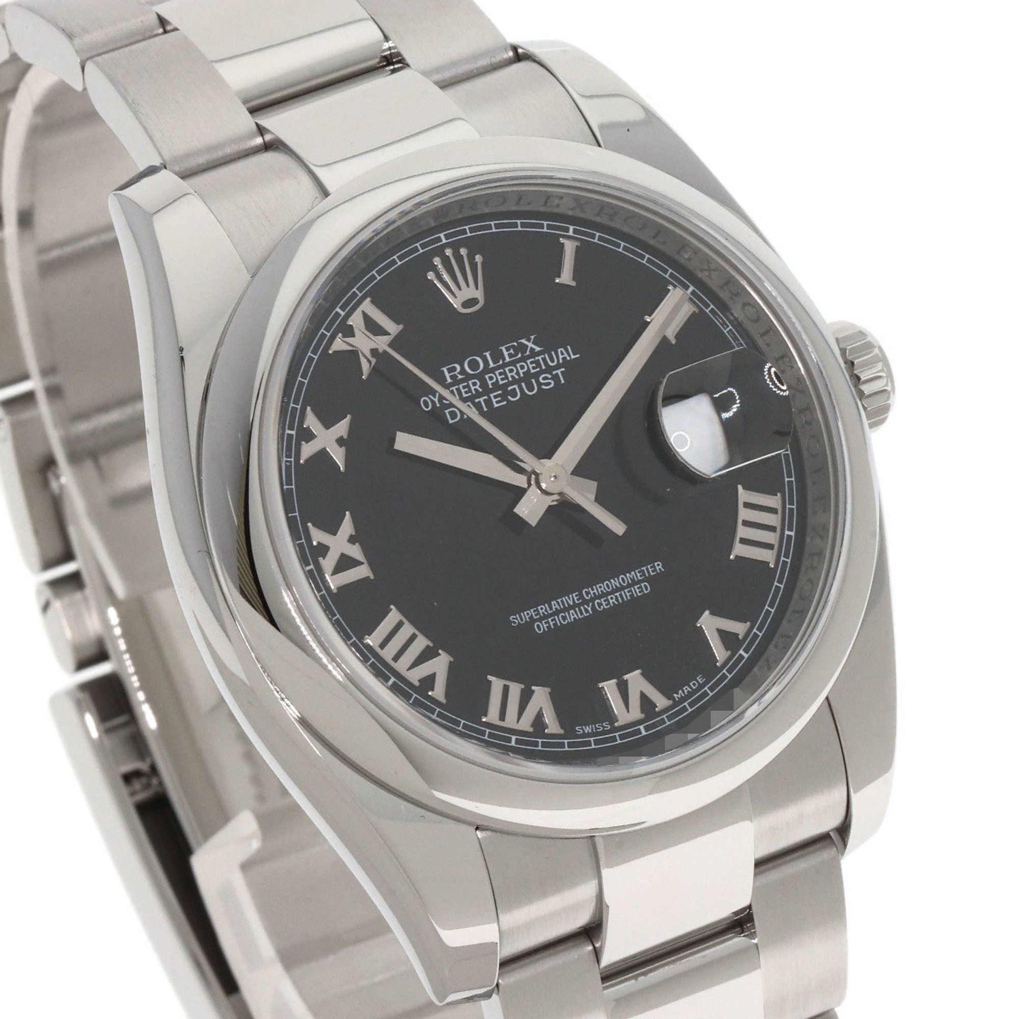 Rolex Rolex 116200 Datejust 36 Watch Stainless Steel SS Men's ROLEX Size ONE SIZE - 4 Thumbnail