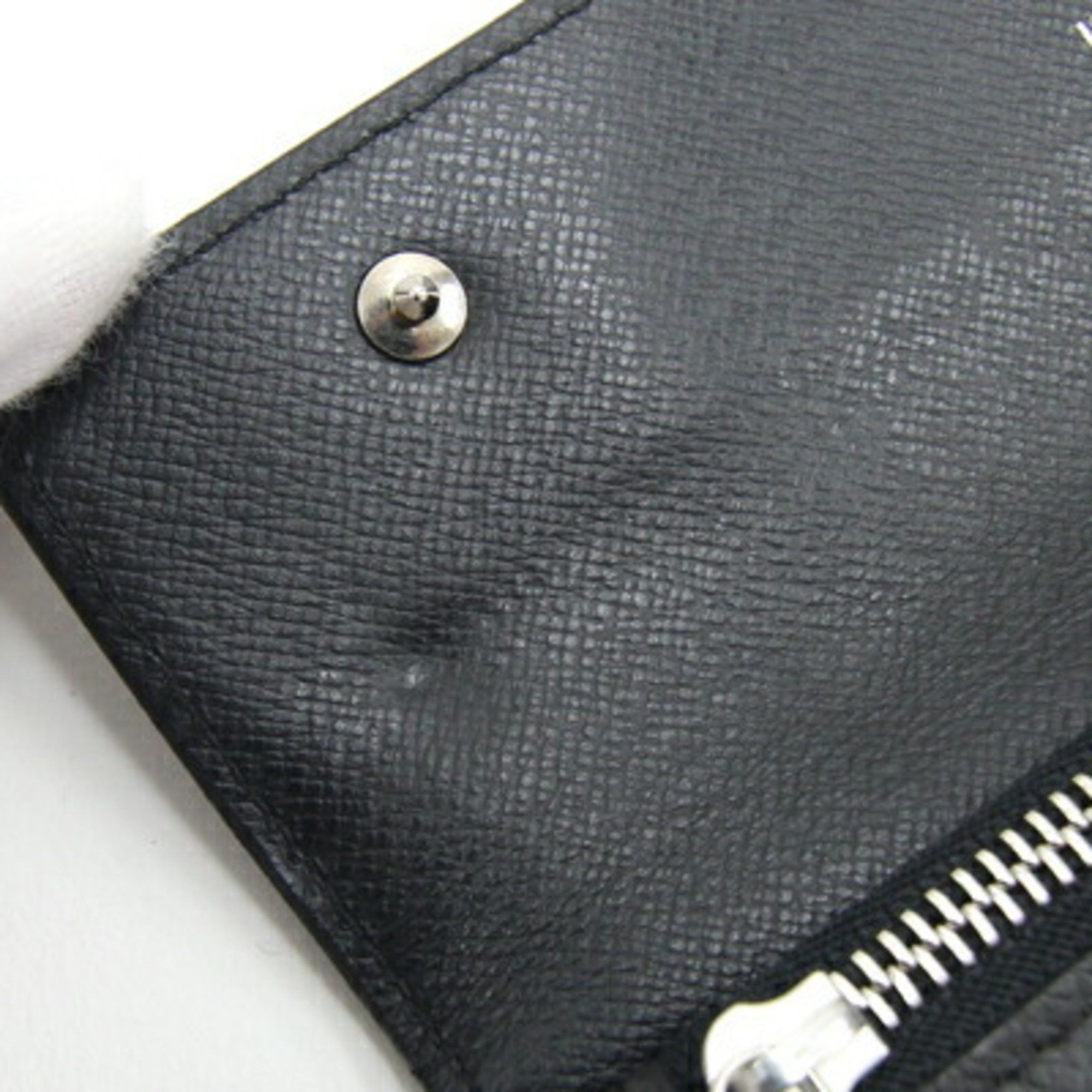 Louis Vuitton Louis Vuitton Bi-fold Long Wallet Taiga Portefeuille Accordion M30992 Ardoise Men's Chain LOUIS VUITTON Size ONE SIZE - 7 Thumbnail