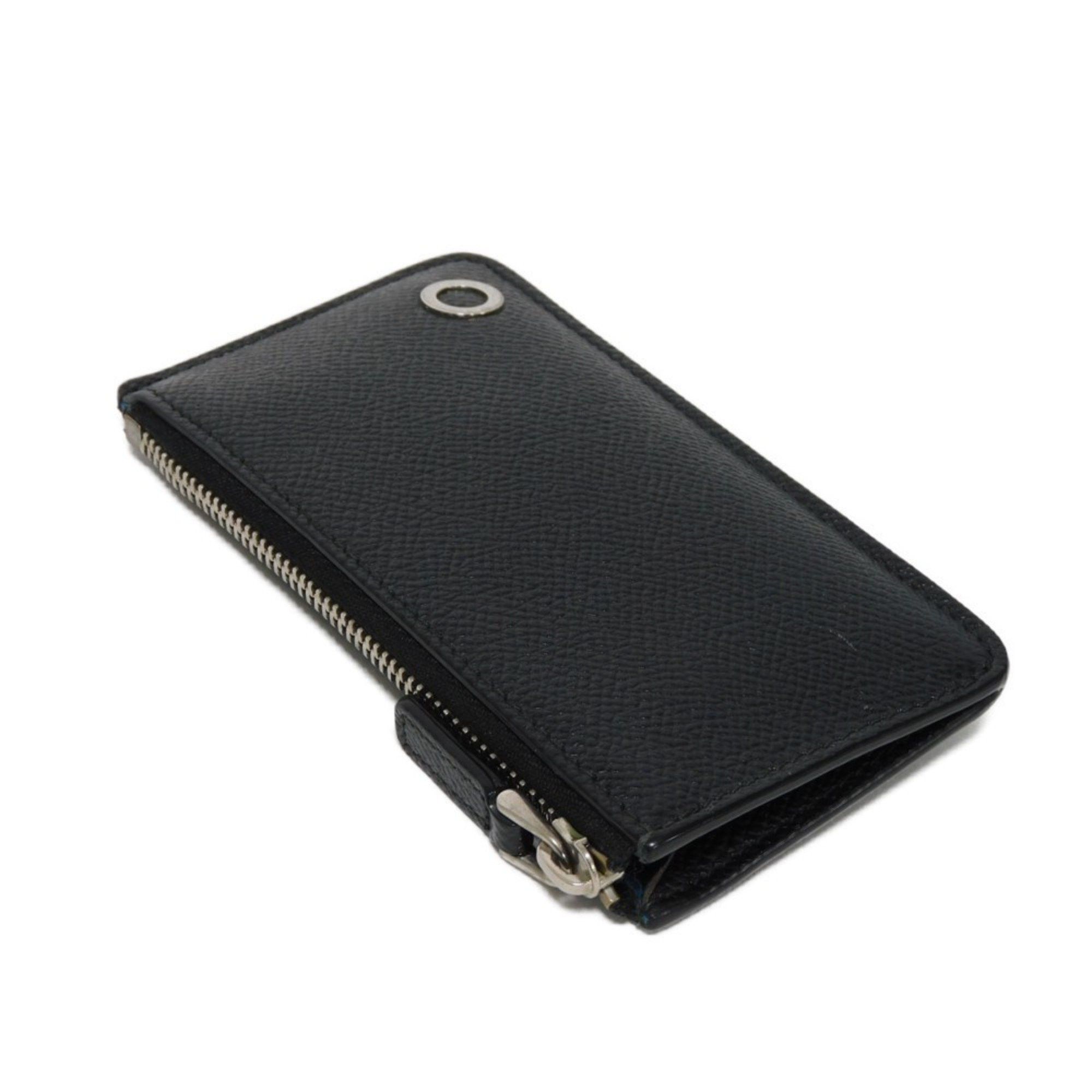 Bvlgari BVLGARI Coin Case Bulgari Man Key Ring Chain Hook Purse Wallet Mini Black 282604 Men's Size ONE SIZE - 4 Thumbnail