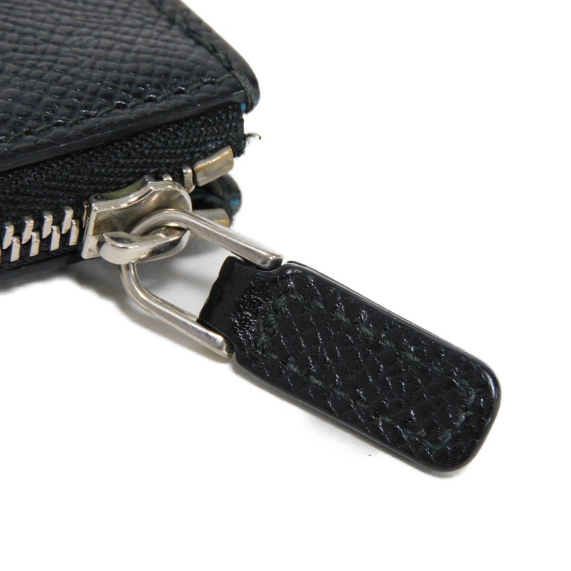 Bvlgari BVLGARI Coin Case Bulgari Man Key Ring Chain Hook Purse Wallet Mini Black 282604 Men's Size ONE SIZE - 18 Thumbnail