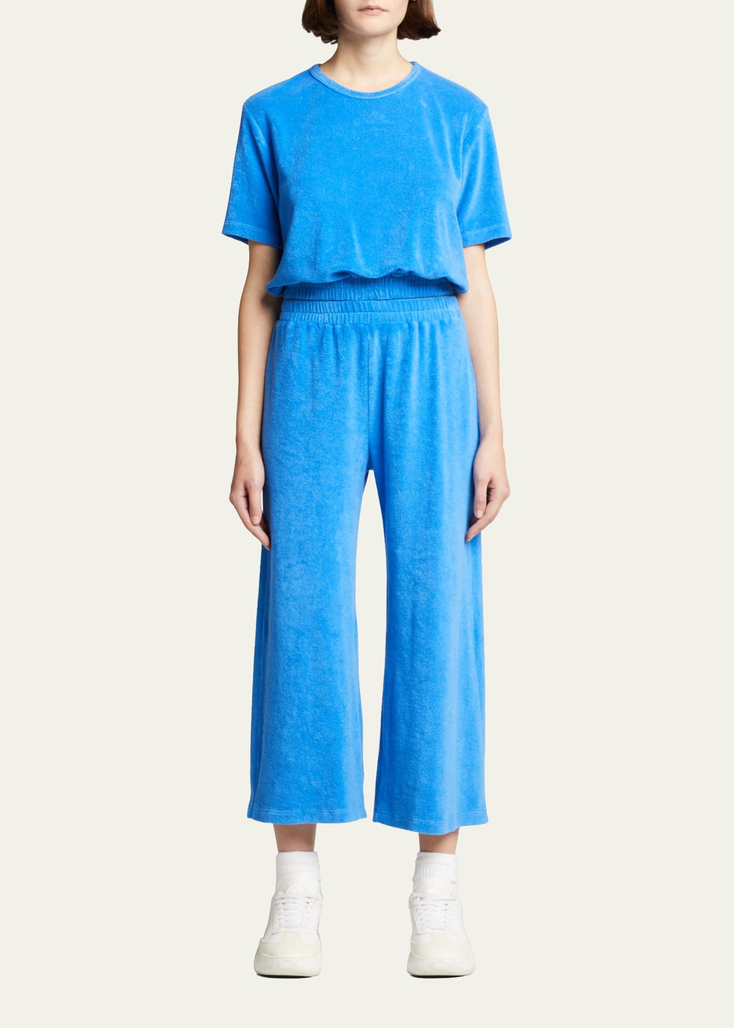 MONROW Terry Cloth Crop Top Size S / US 4 / IT 40 - 3 Thumbnail