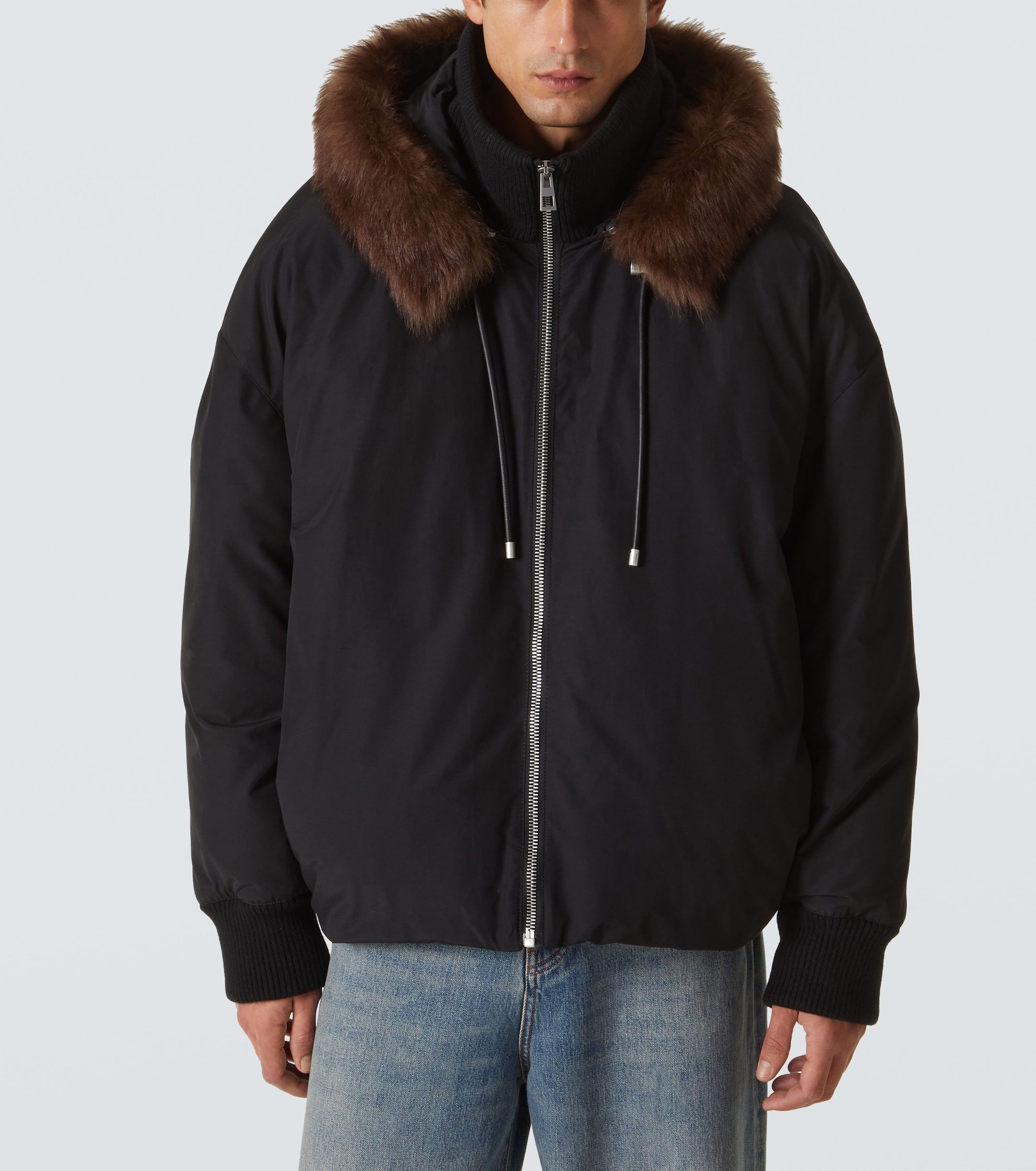 Loewe Shearling-trimmed cotton-blend jacket Size US M / EU 48-50 / 2 - 3 Thumbnail