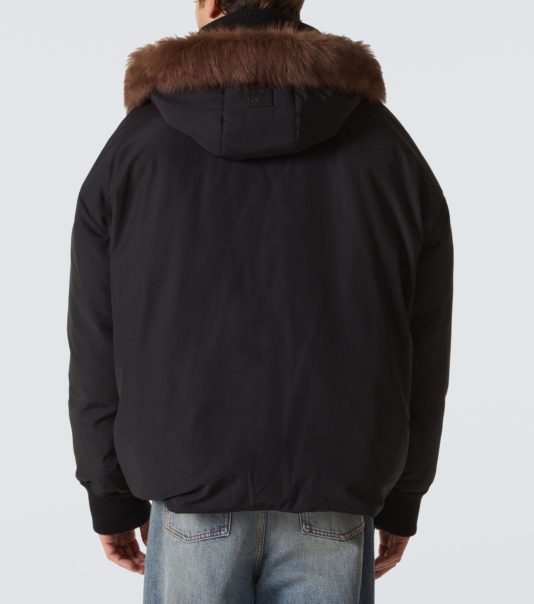 Loewe Shearling-trimmed cotton-blend jacket Size US M / EU 48-50 / 2 - 4 Thumbnail