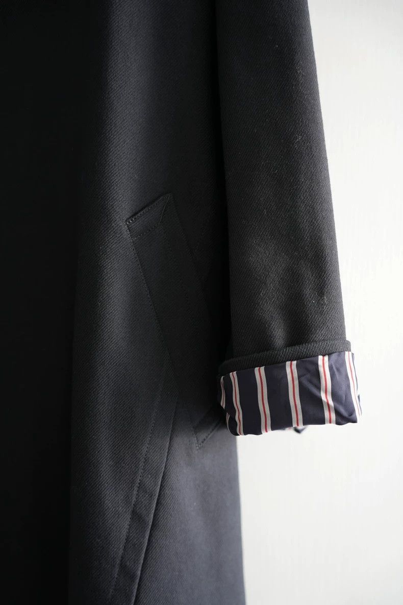 Yohji Yamamoto Yohji Yamamoto Replica Leather Trim Overcoat Size US M / EU 48-50 / 2 - 4 Thumbnail