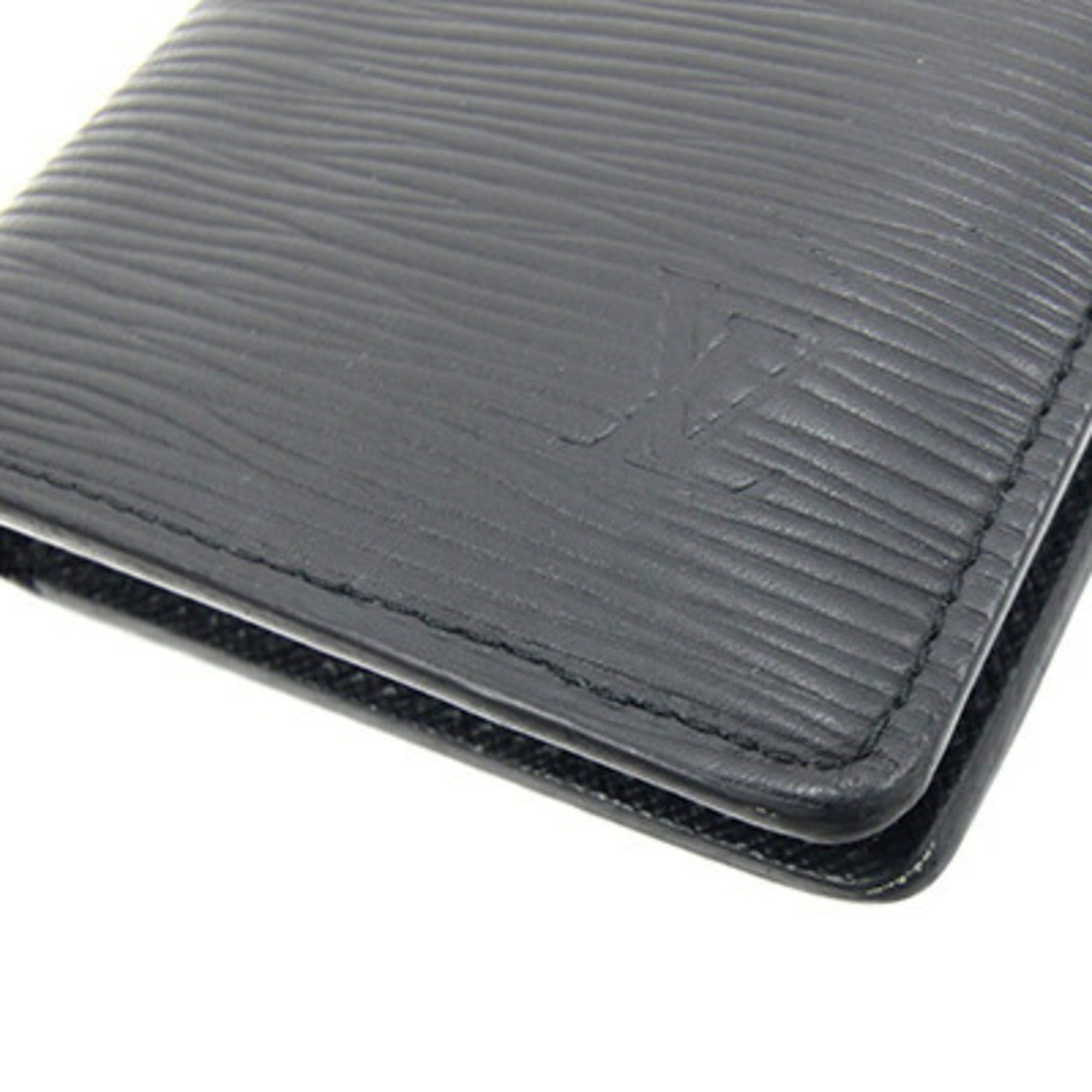 Louis Vuitton Louis Vuitton Bi-fold Long Wallet Epi Portefeuille Brazza M60622 Noir Black Men's LOUIS VUITTON Size ONE SIZE - 3 Thumbnail
