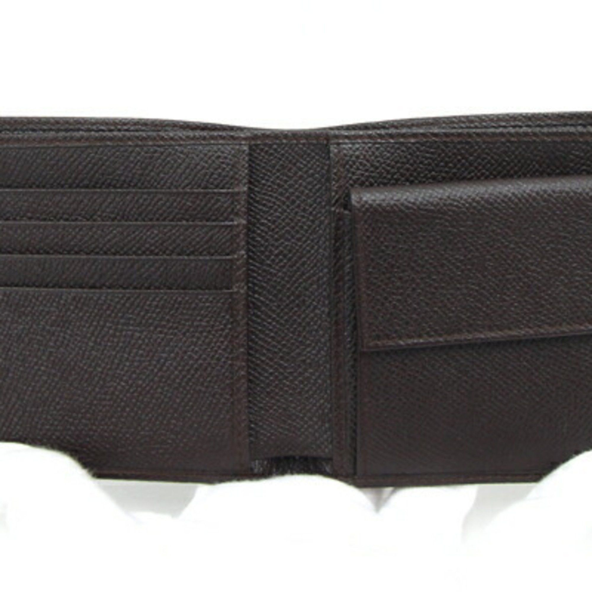 Bvlgari BVLGARI Bi-fold Wallet Classico 20253 Dark Brown Leather Compact Men's Size ONE SIZE - 4 Thumbnail