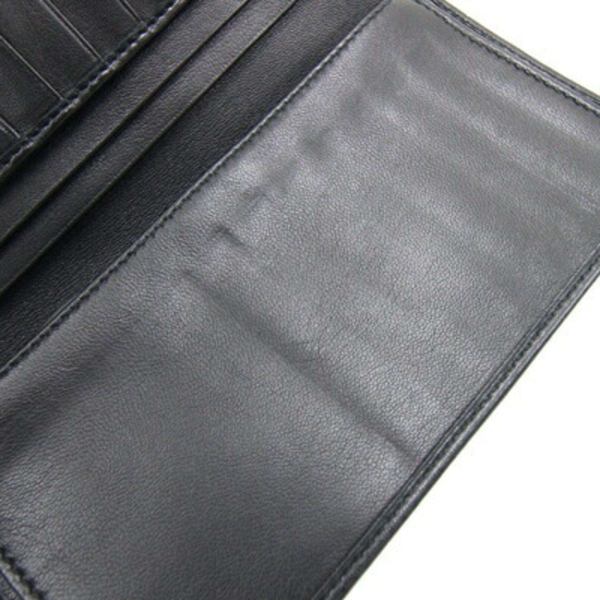 Salvatore Ferragamo Salvatore Ferragamo Bi-fold Long Wallet 659156 Black Leather Men's Size ONE SIZE - 6 Thumbnail