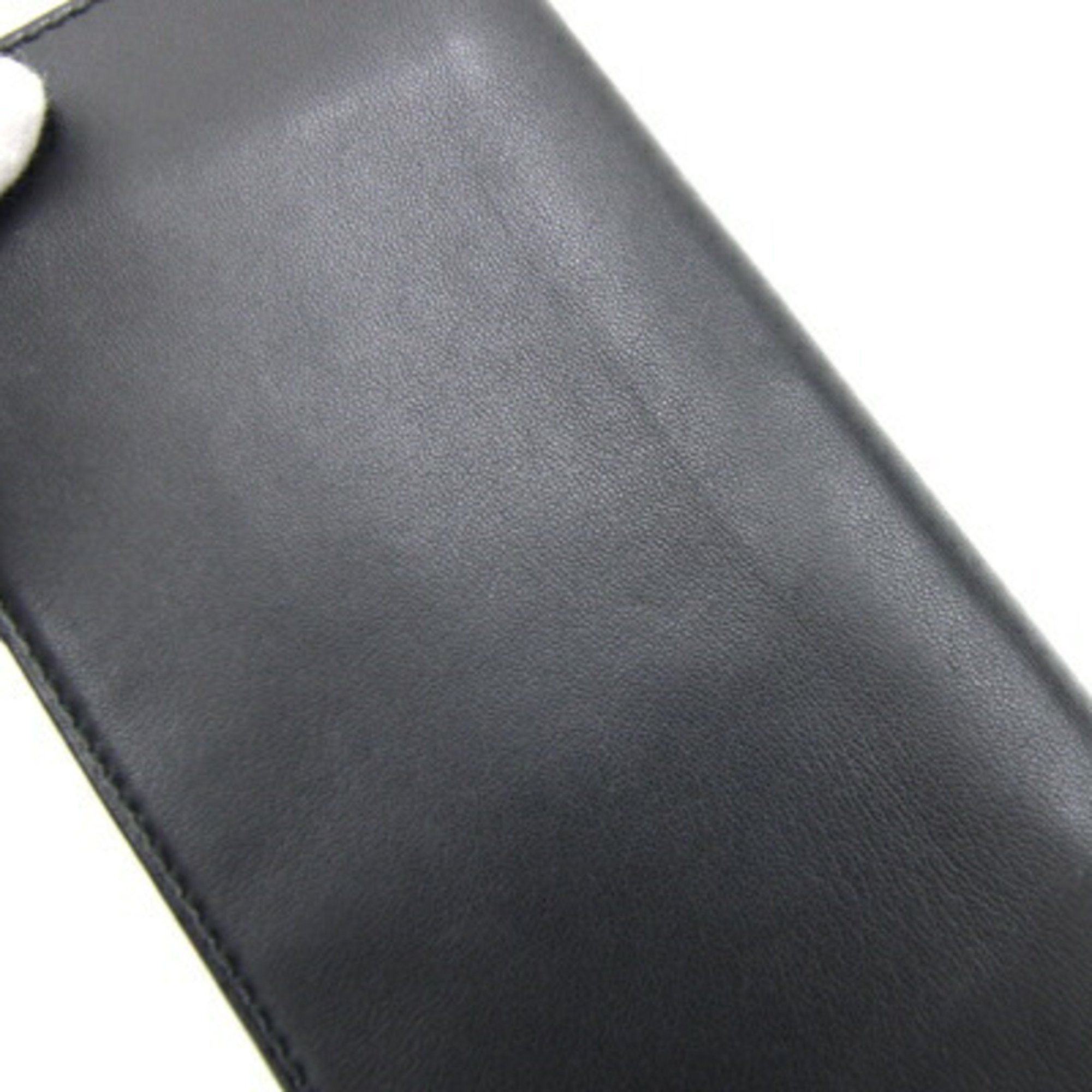 Salvatore Ferragamo Salvatore Ferragamo Bi-fold Long Wallet 659156 Black Leather Men's Size ONE SIZE - 4 Thumbnail