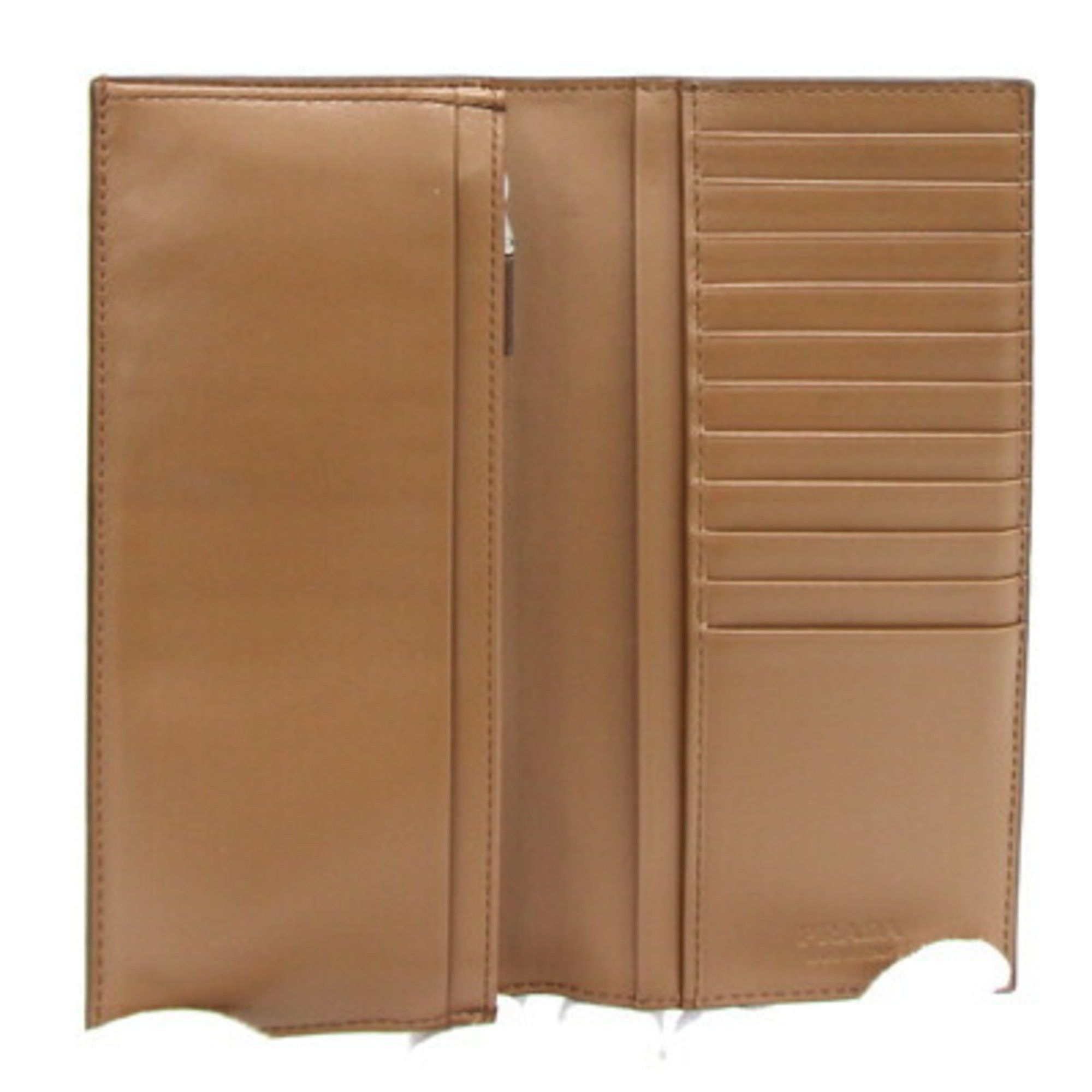 Prada PRADA Bi-fold Long Wallet 2MV836 Brown Leather Men's Size ONE SIZE - 3 Thumbnail