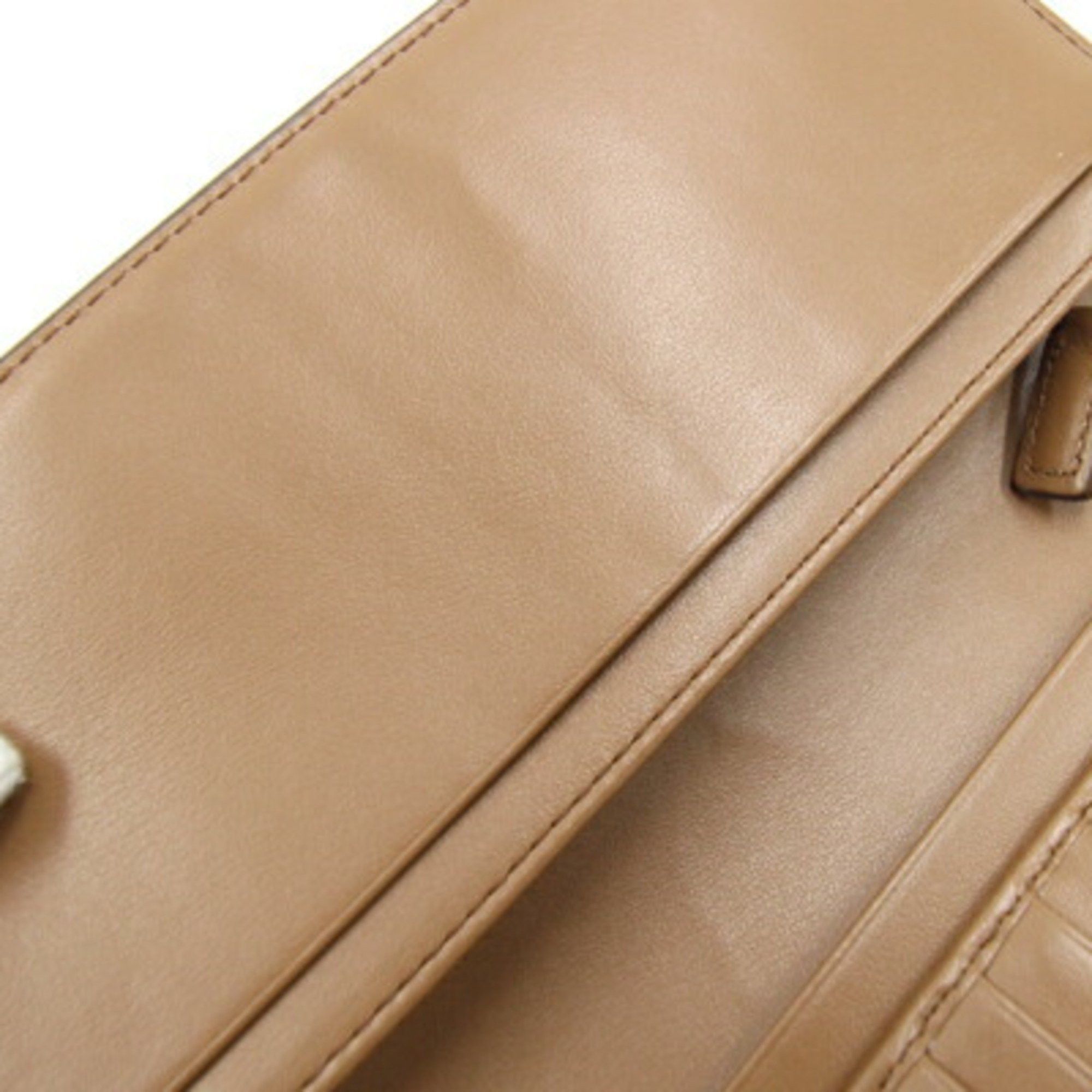 Prada PRADA Bi-fold Long Wallet 2MV836 Brown Leather Men's Size ONE SIZE - 6 Thumbnail