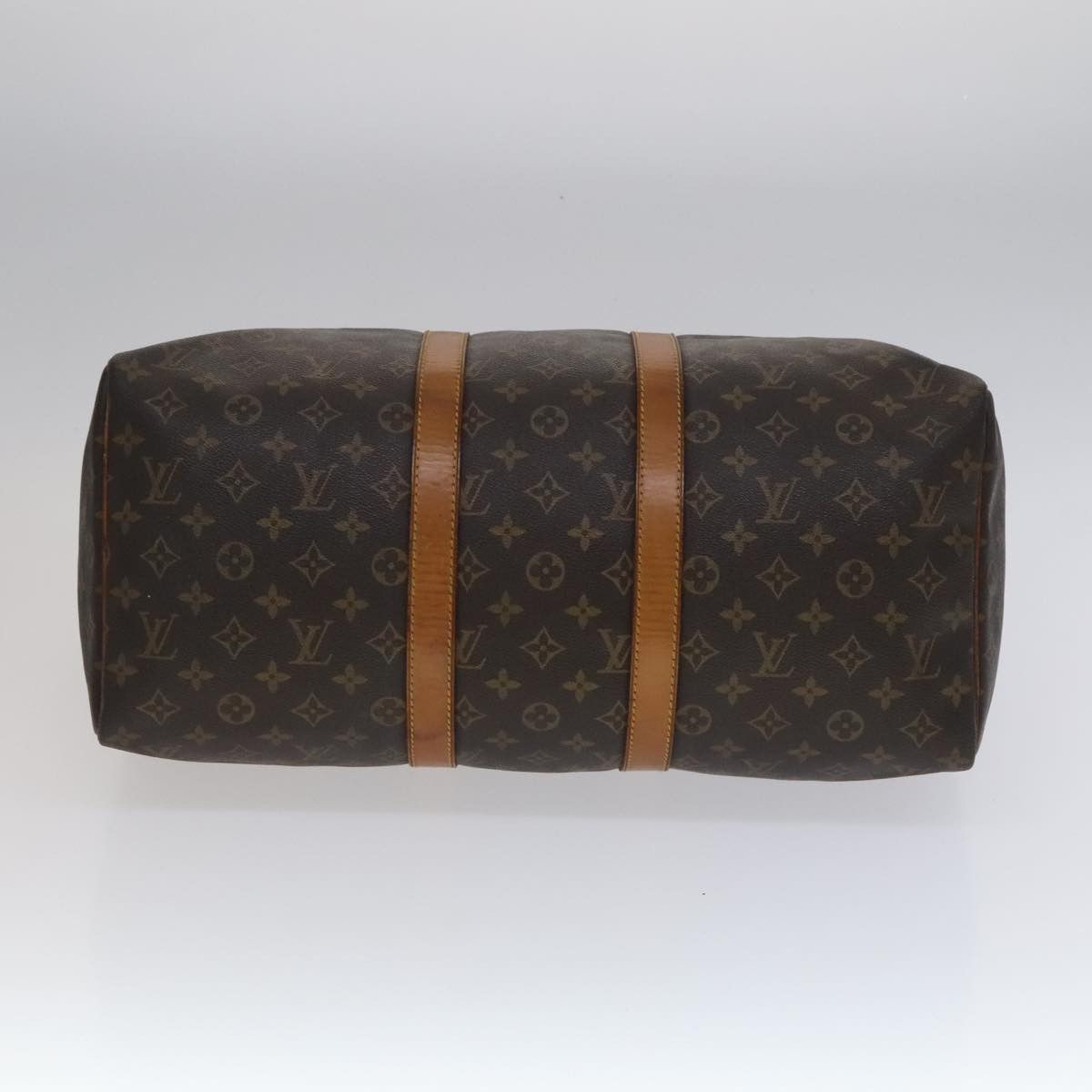 Louis Vuitton Keepall 45 Brown Canvas Travel Bag (Pre-Owned) Size ONE SIZE - 6 Thumbnail